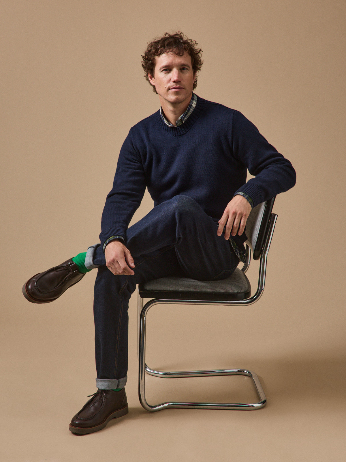 Men's merino wool sweater - Cyrillus x Les 3 Tricoteurs