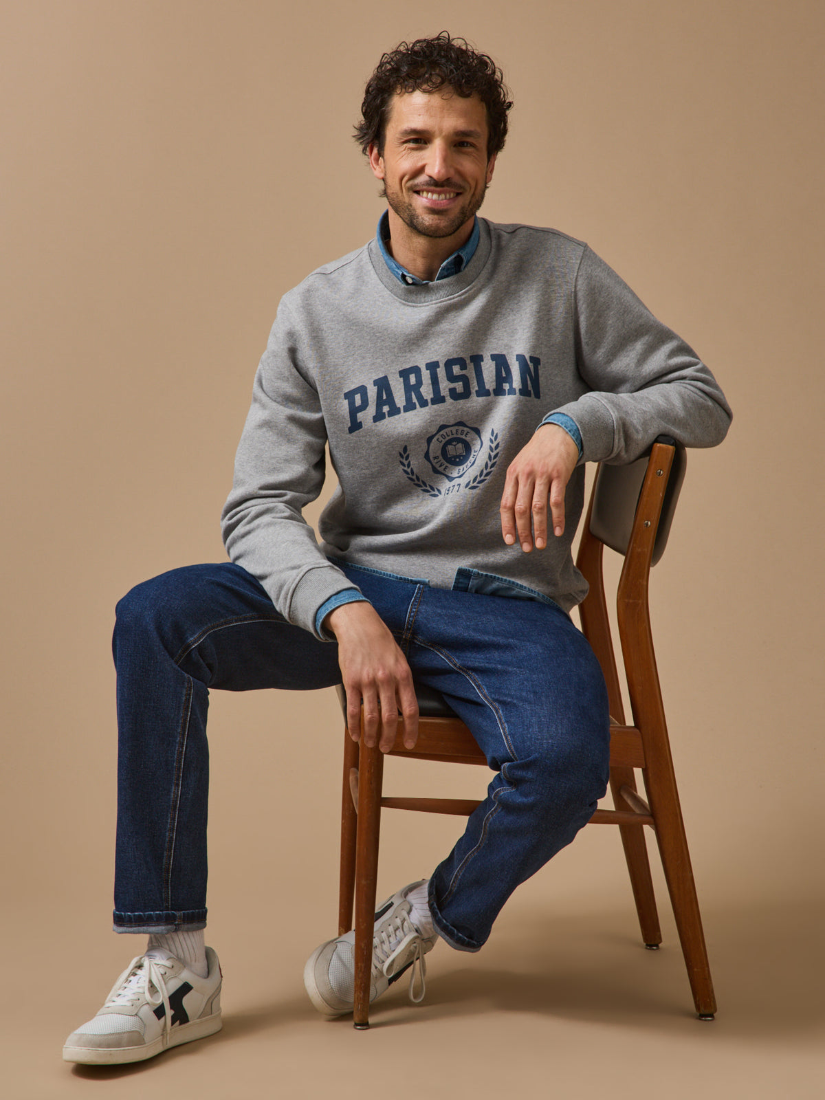 Sweat motif homme