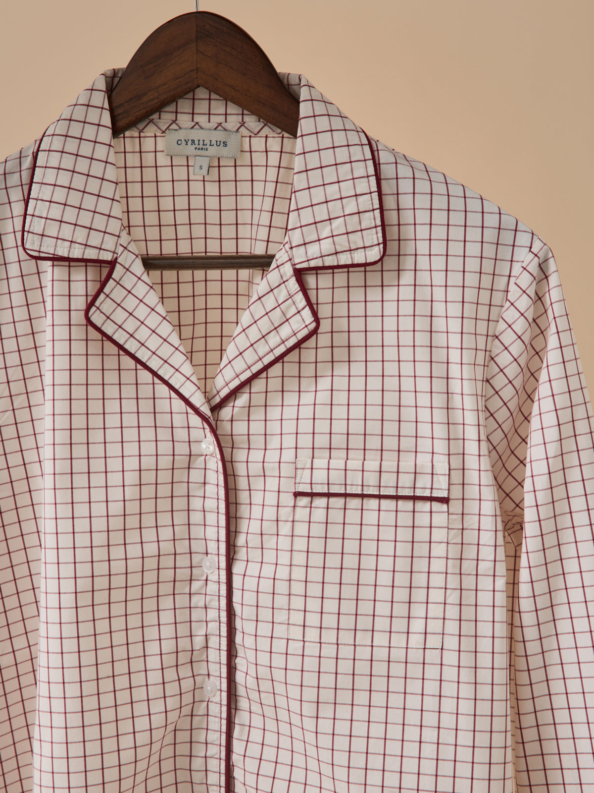 Women's checked pyjamas