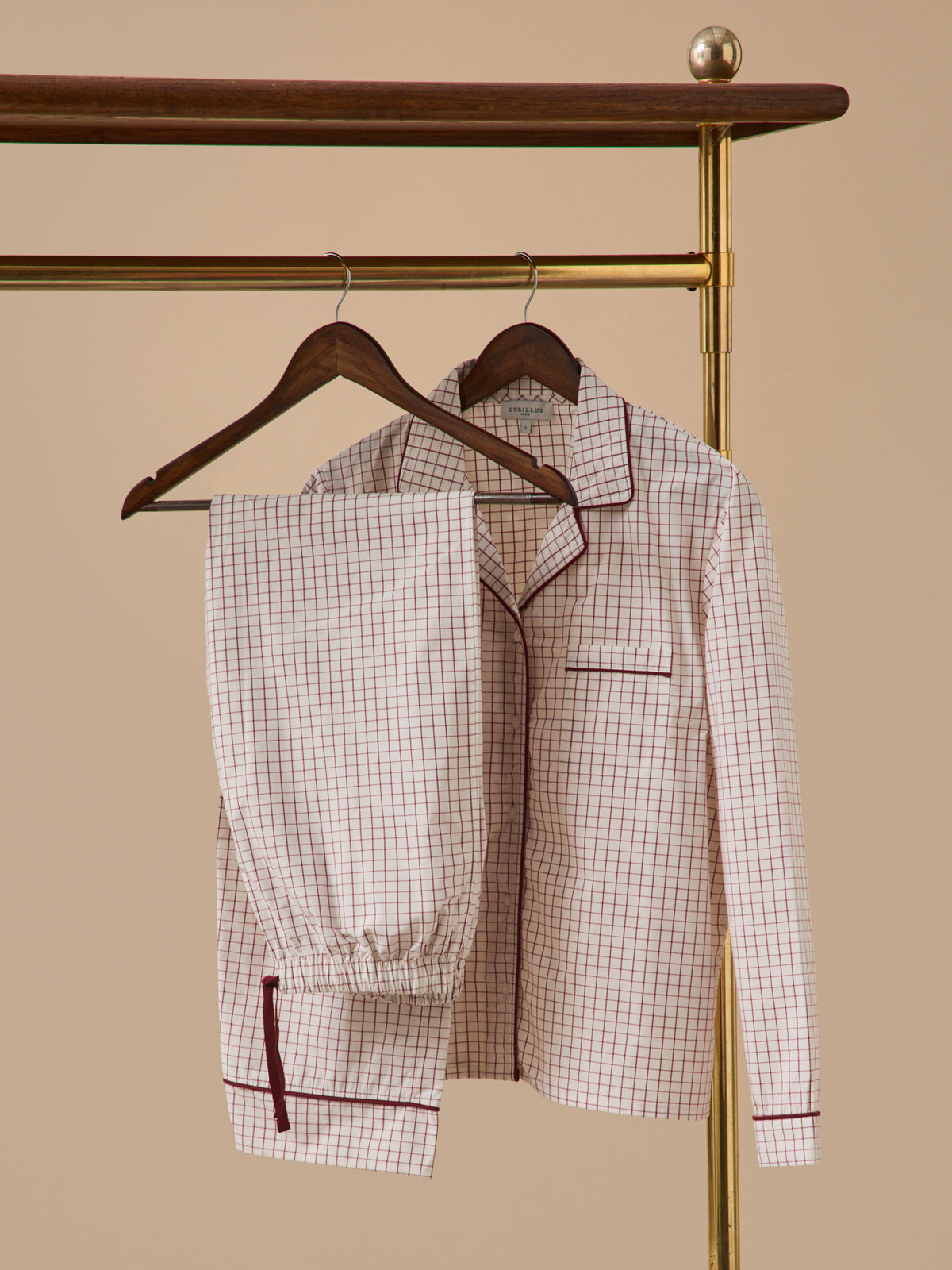 Women's checked pyjamas