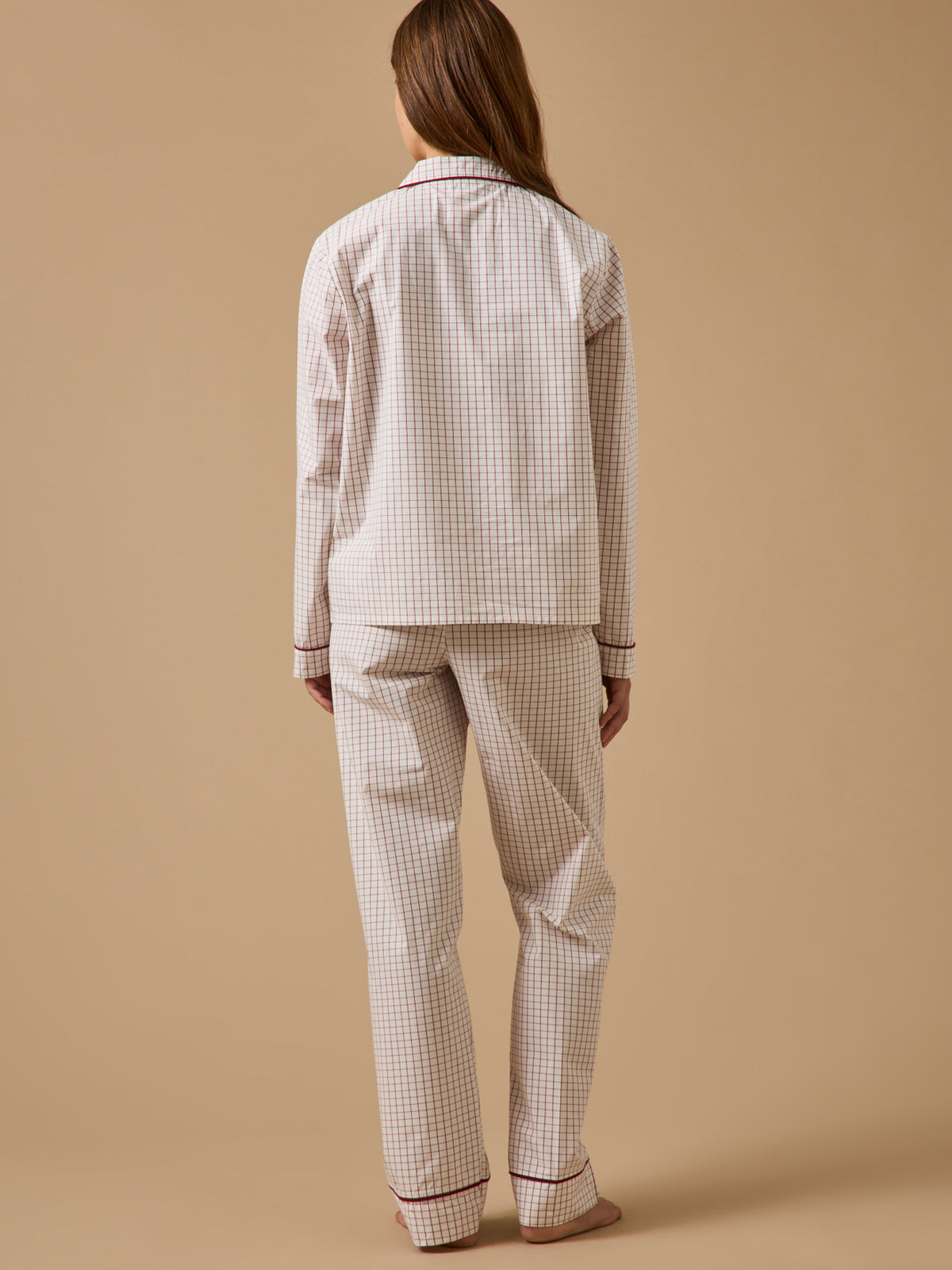 Women's checked pyjamas