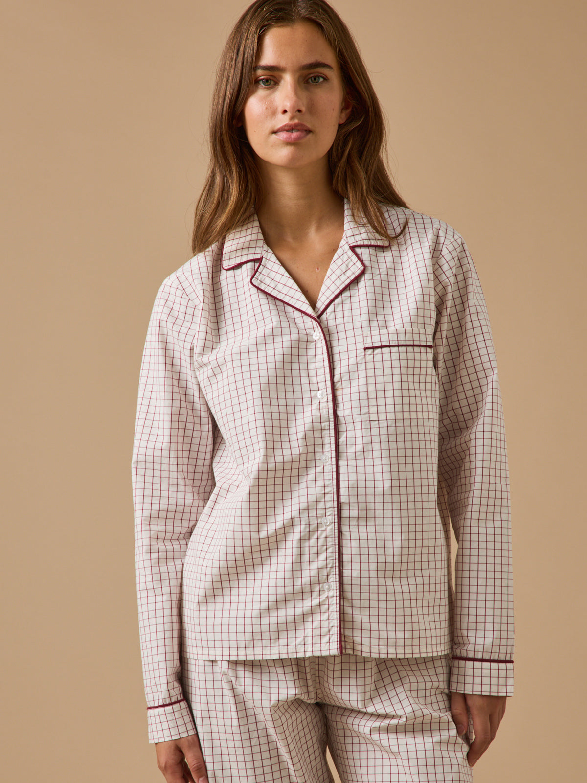 Women's checked pyjamas