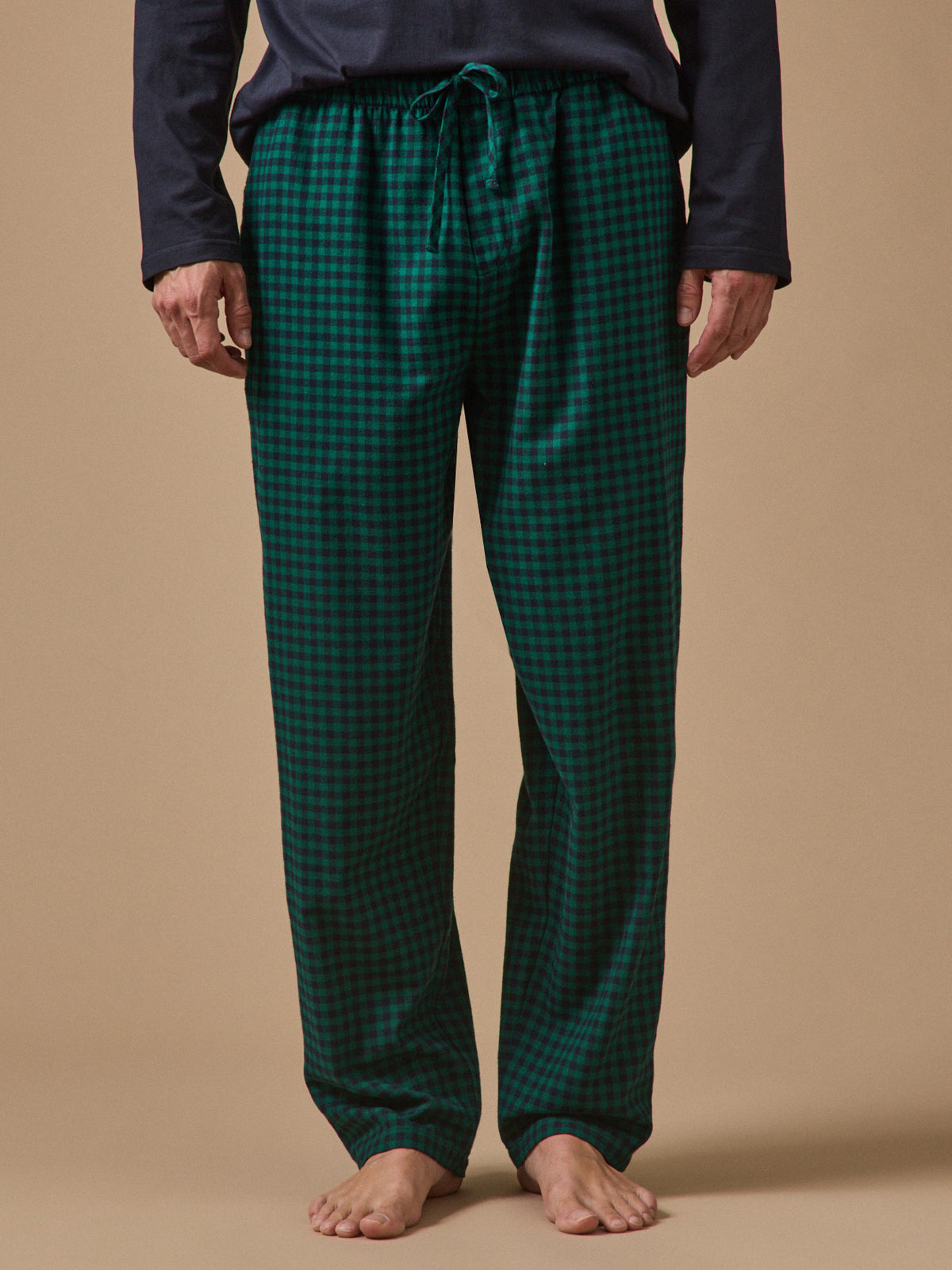 Men's dual-fabric pyjamas