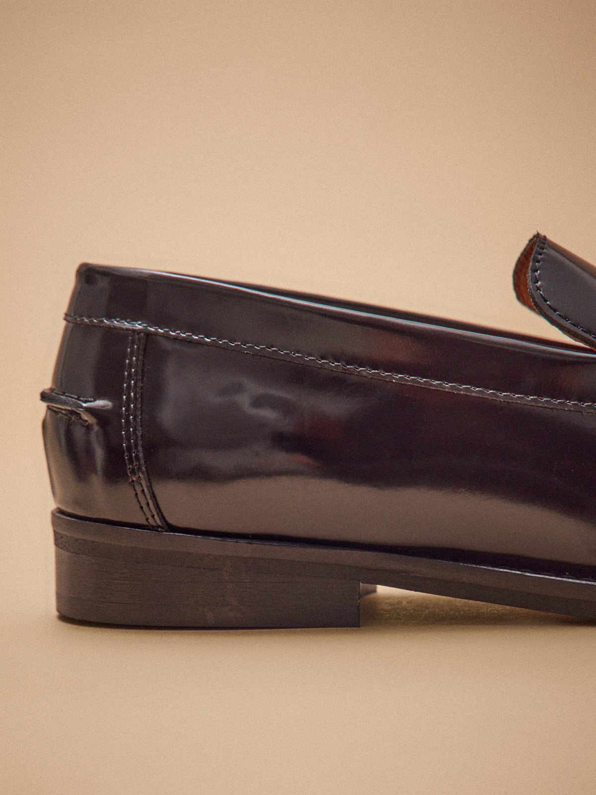 Women's patent leather loafers