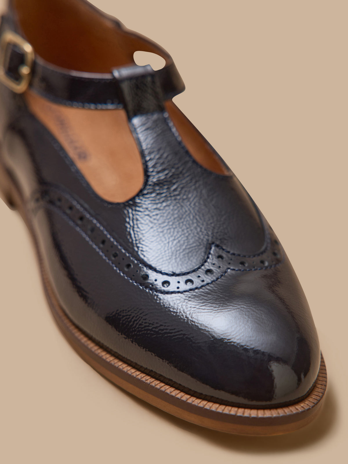 Sandales salomé bout fleuri cuir femme