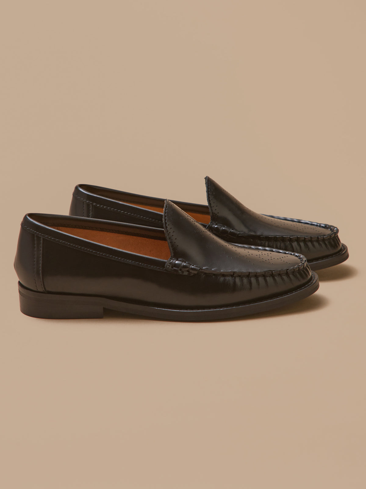 Mocassins cuir femme