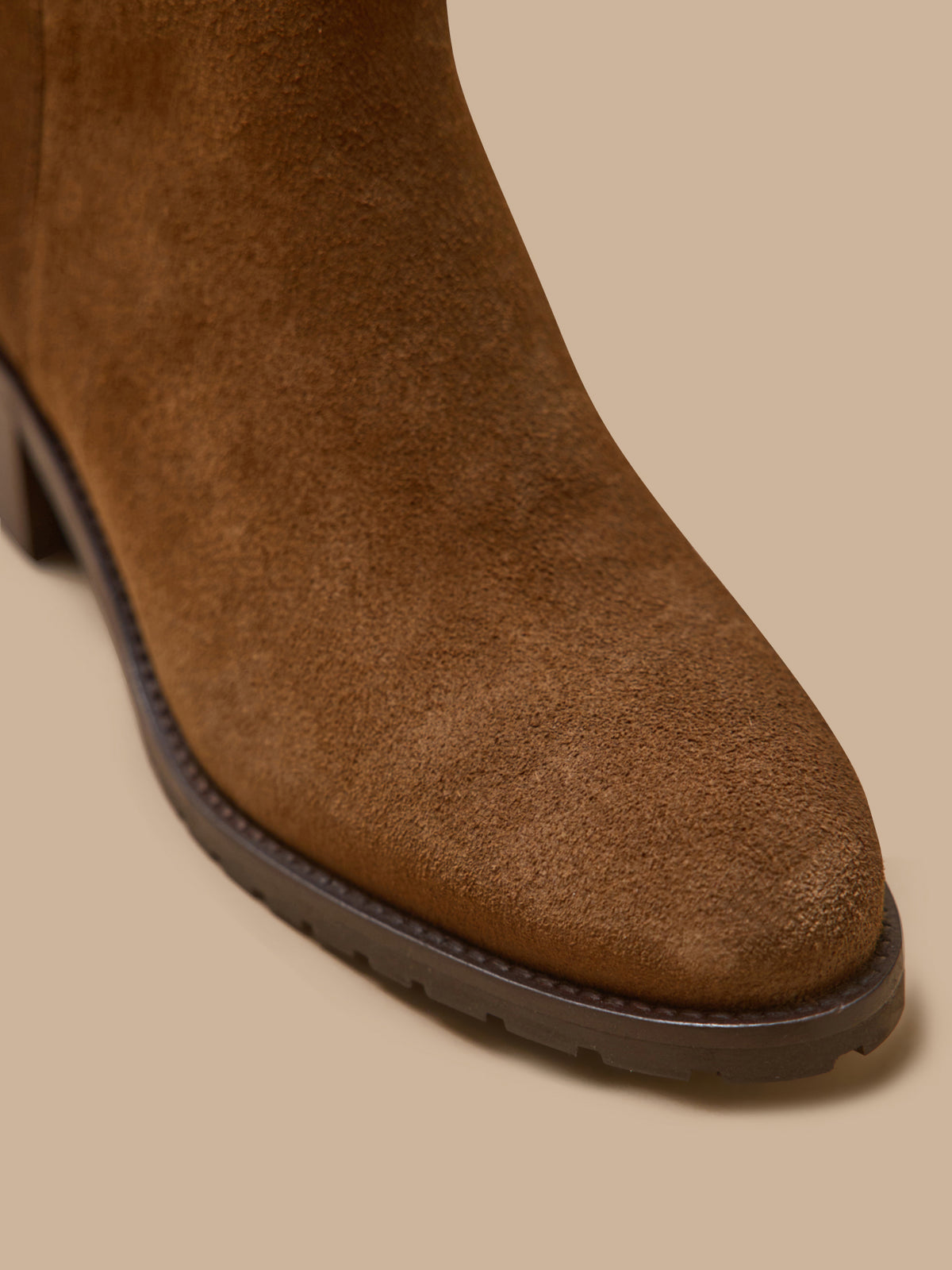 Boots à talon cuir femme