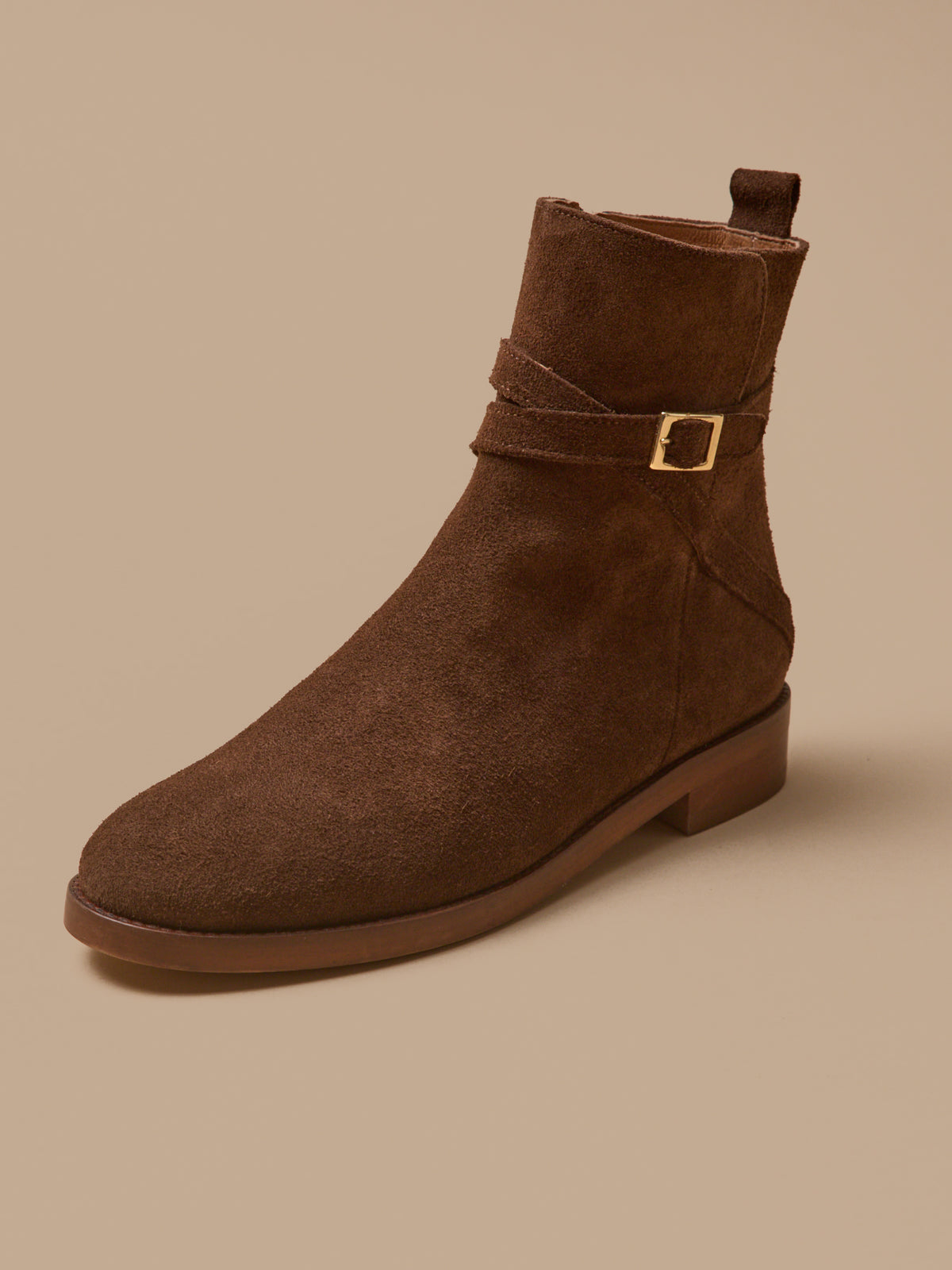 Boots cuir femme