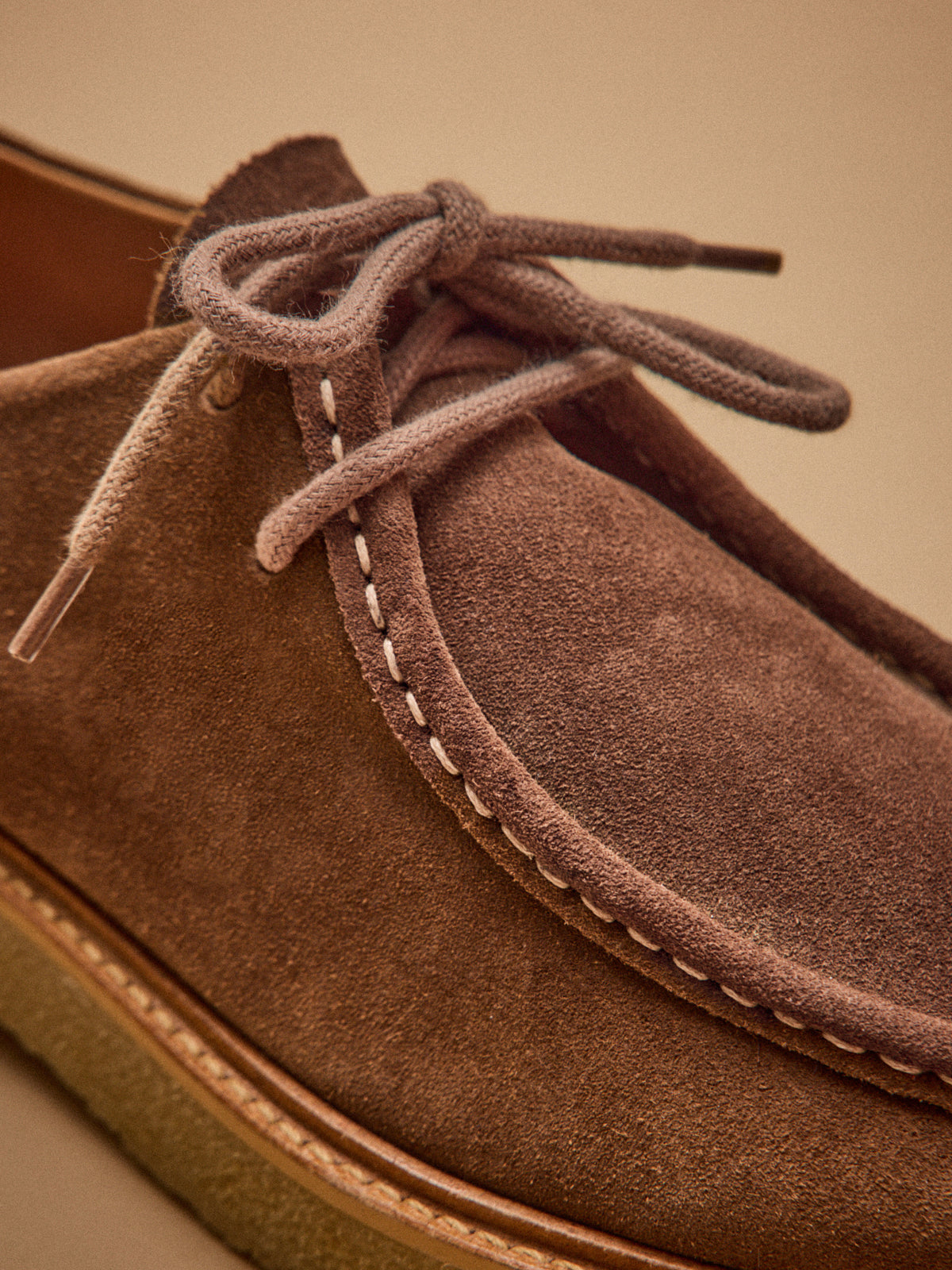 Men's split leather lace-up Derby shoes