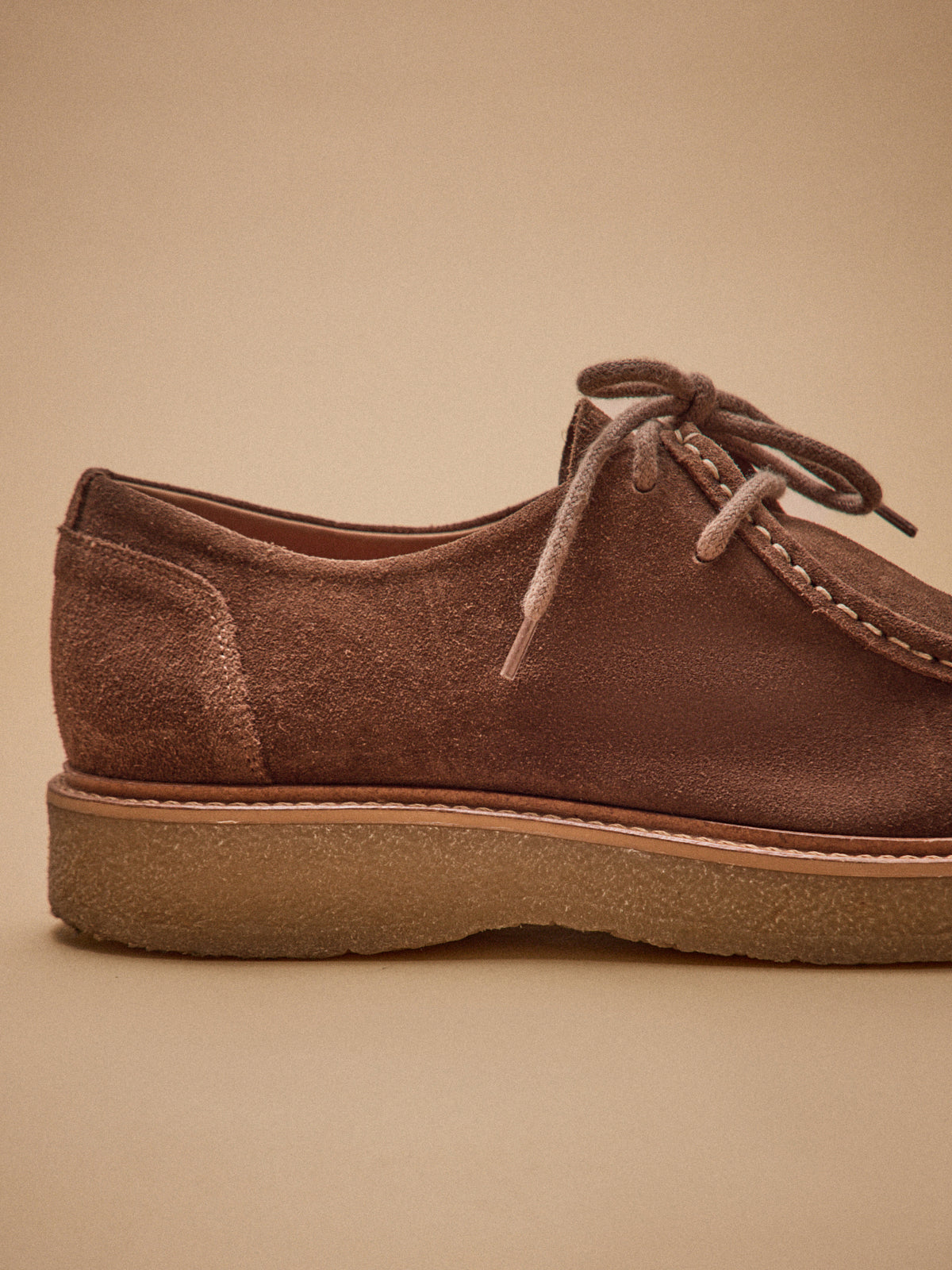 Men's split leather lace-up Derby shoes