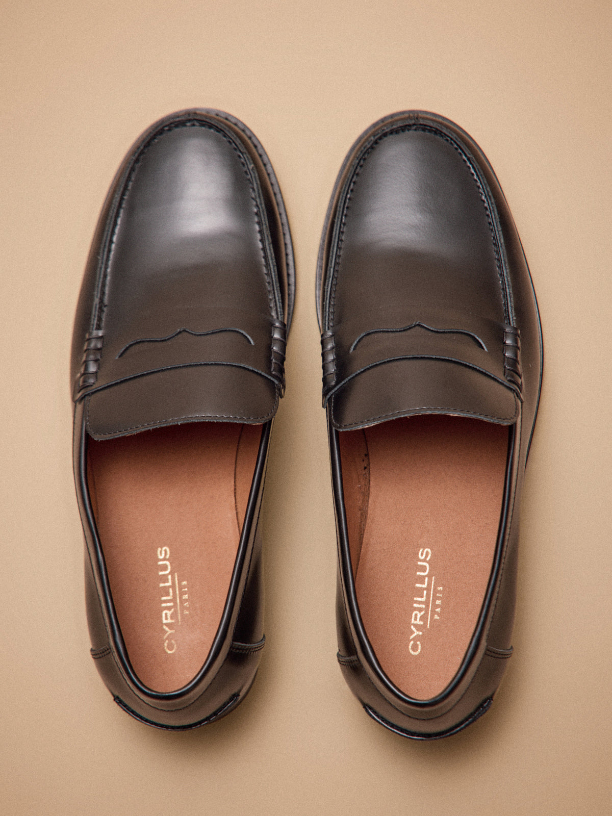 Men's leather loafers