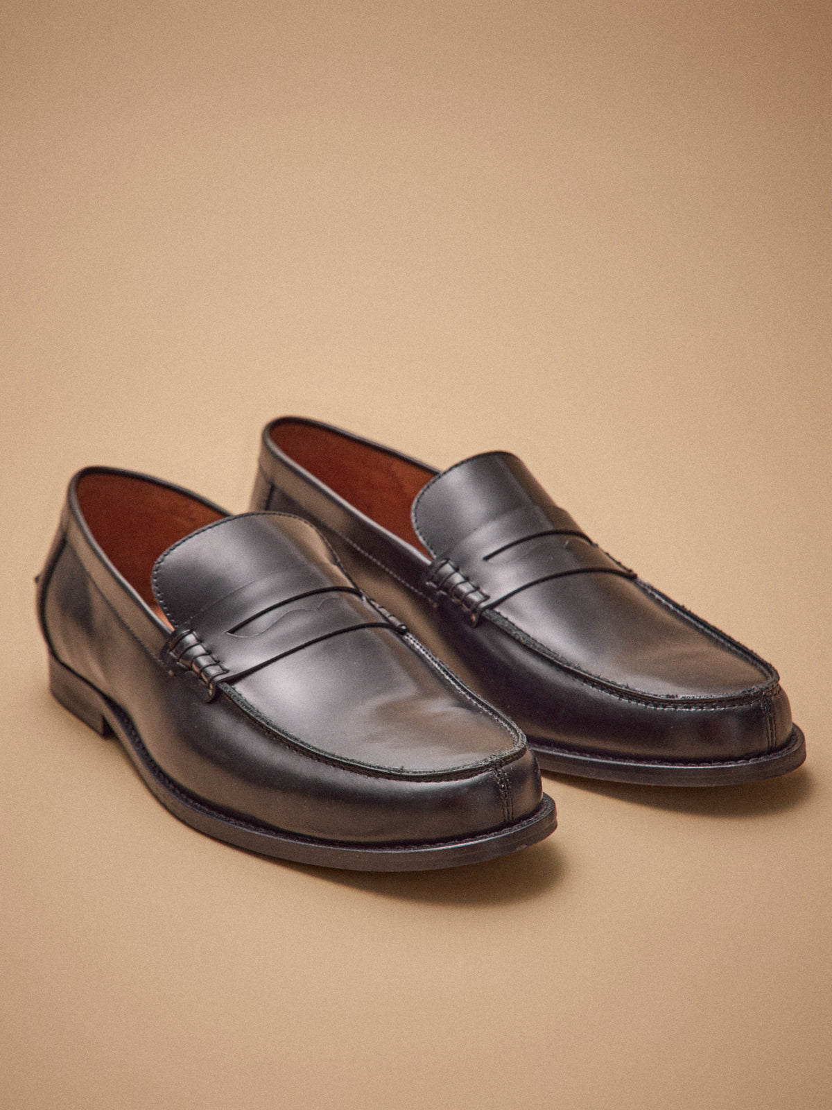 Men's leather loafers