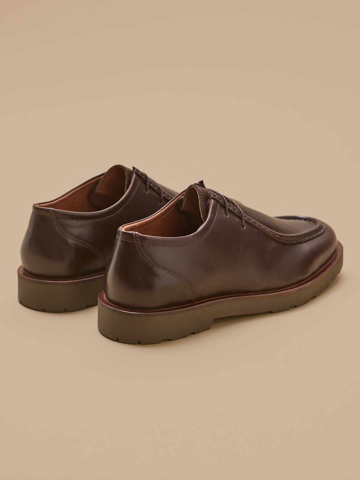 Derbies lacées cuir homme