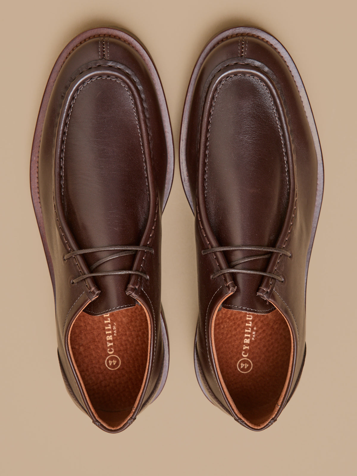 Derbies lacées cuir homme