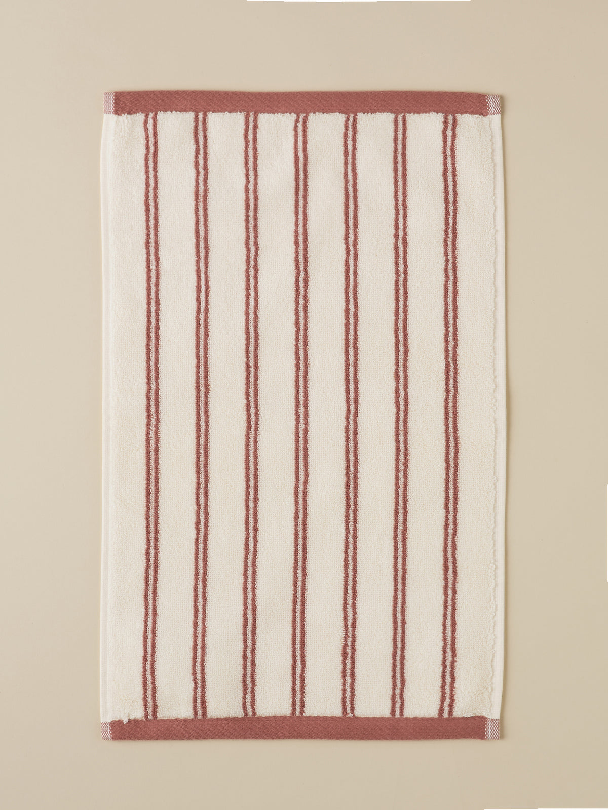 Serviette éponge rayée
