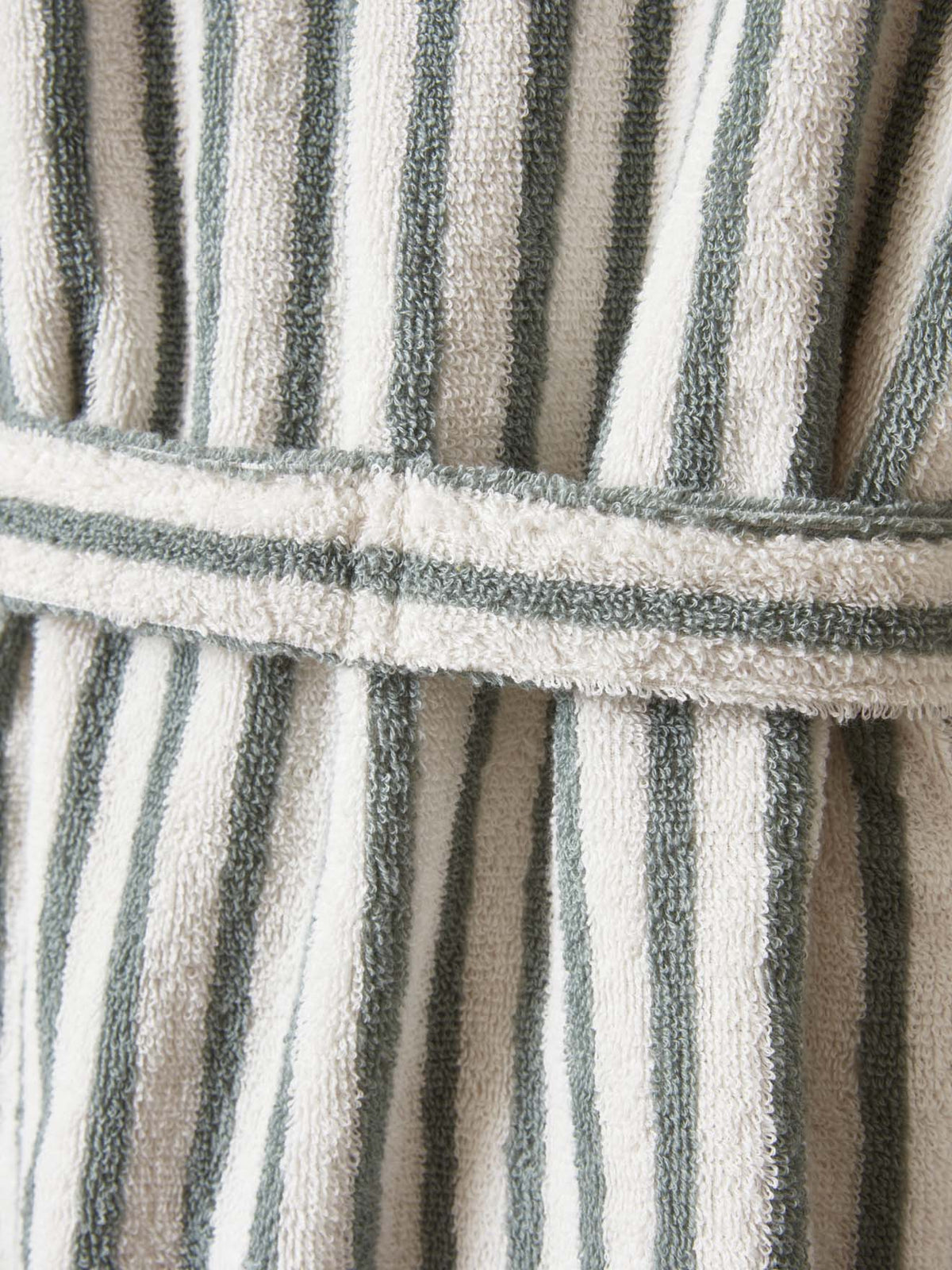 Peignoir coton rayé enfant