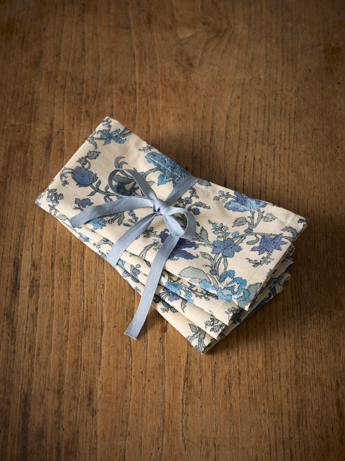 Set of 4 Aurore wefted cotton napkins