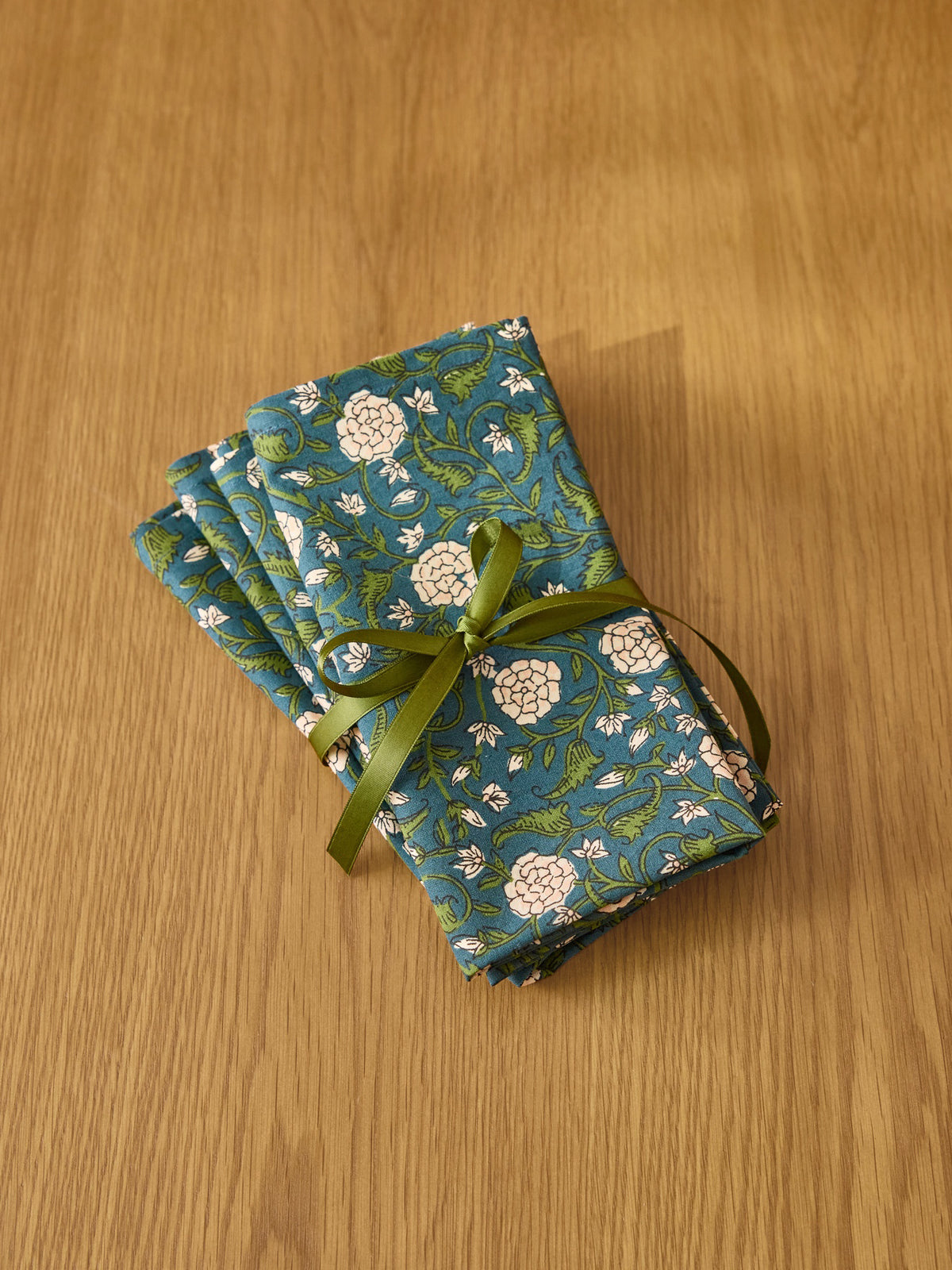 Set of 4 Indian print napkins