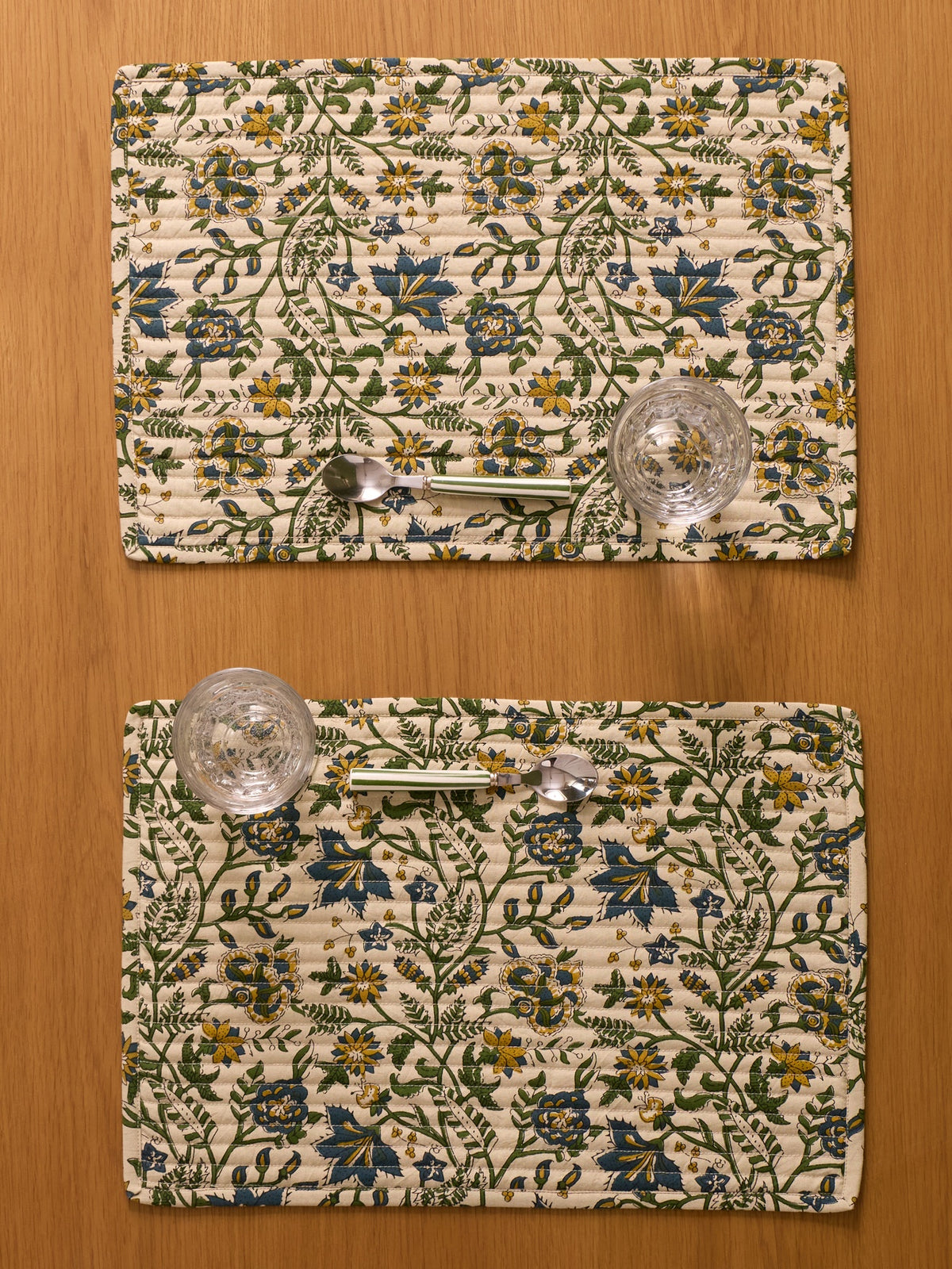 Set of 2 Indian print placemats