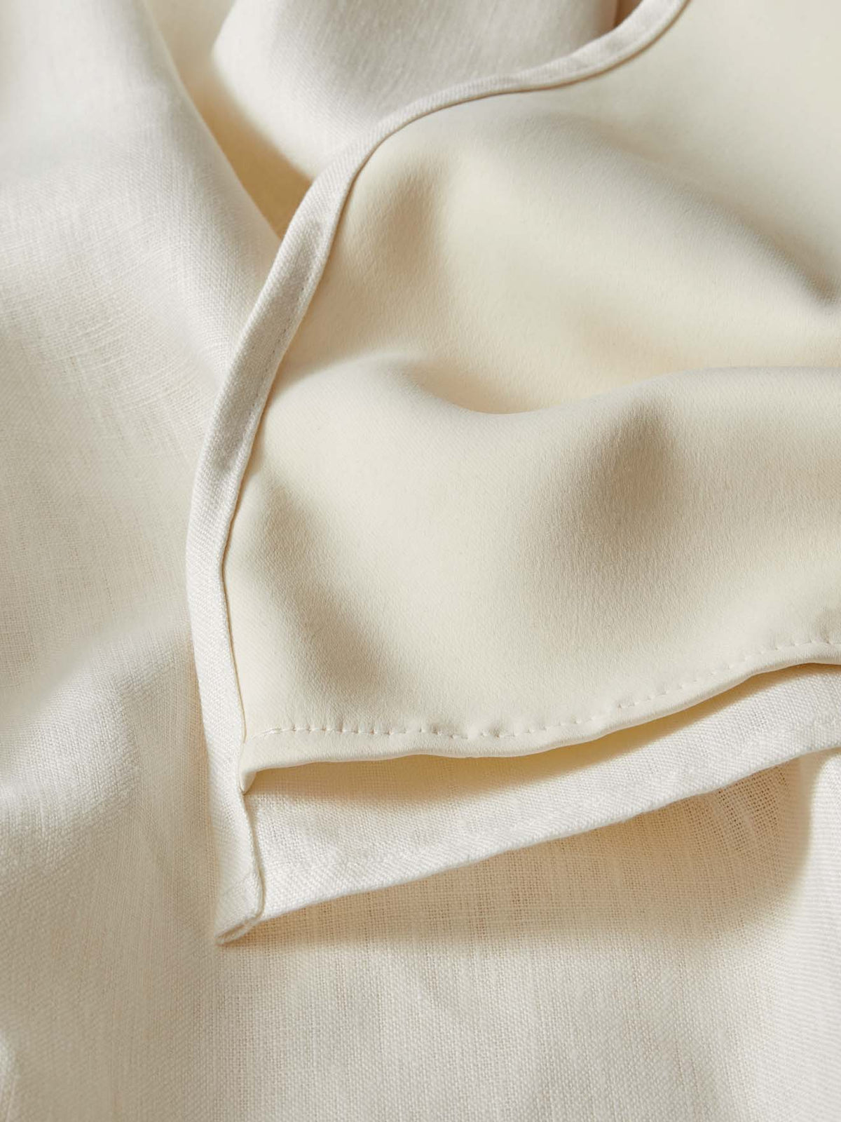 Linen blackout curtain
