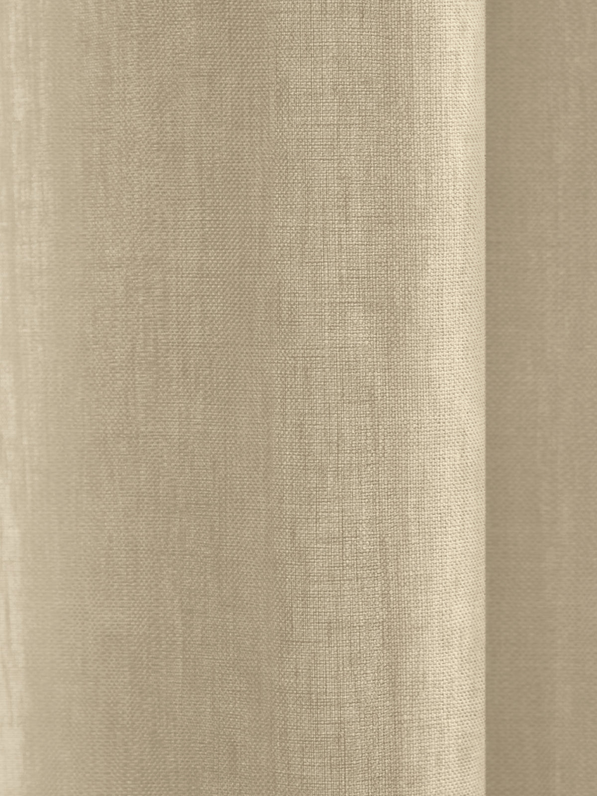 Linen curtain with grommets