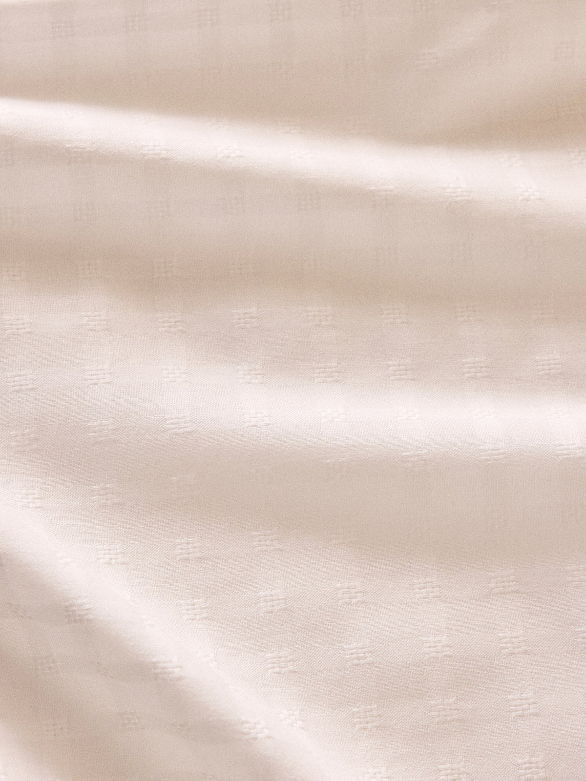 Tone-on-tone checked motif voile panel