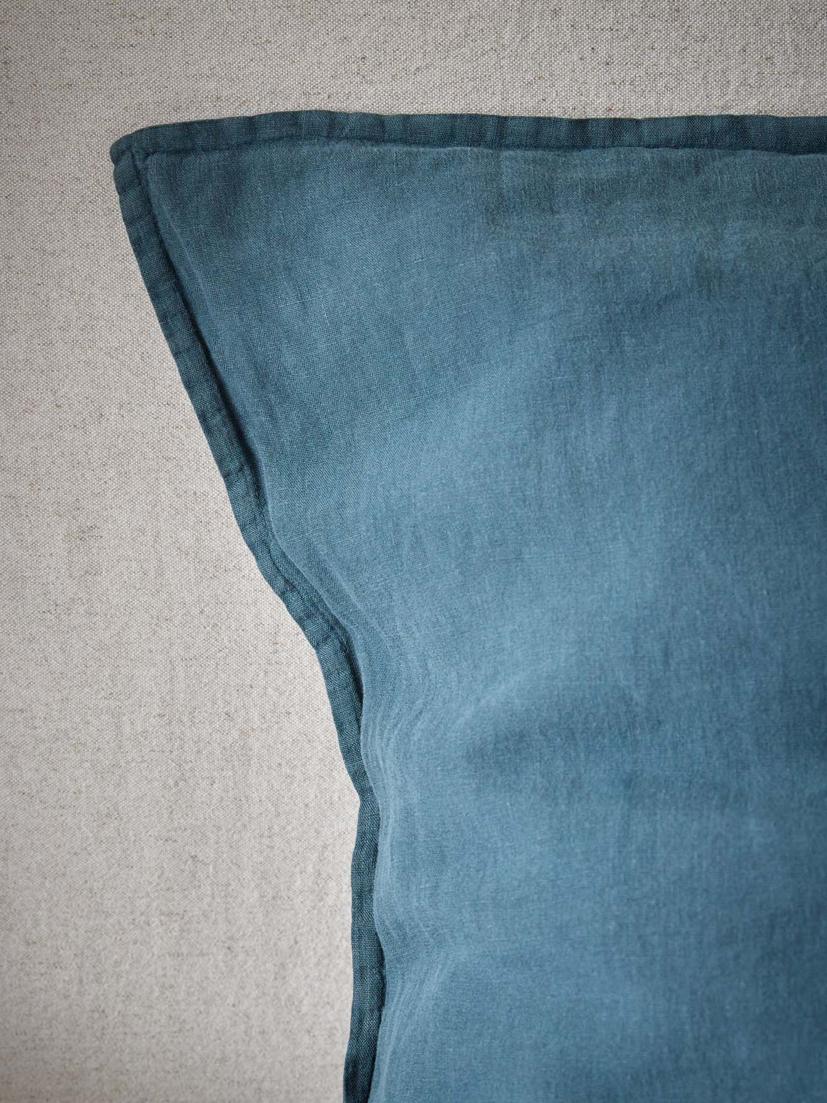 Cocooning pre-washed linen pillowcase