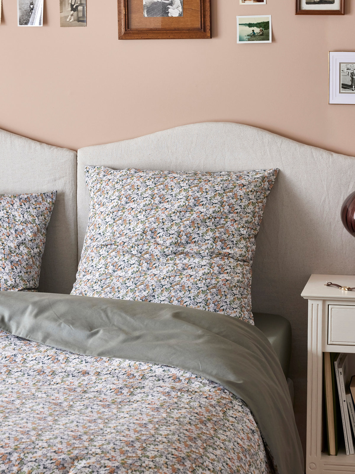 Shasta print cotton percale pillowcase made with Liberty fabric