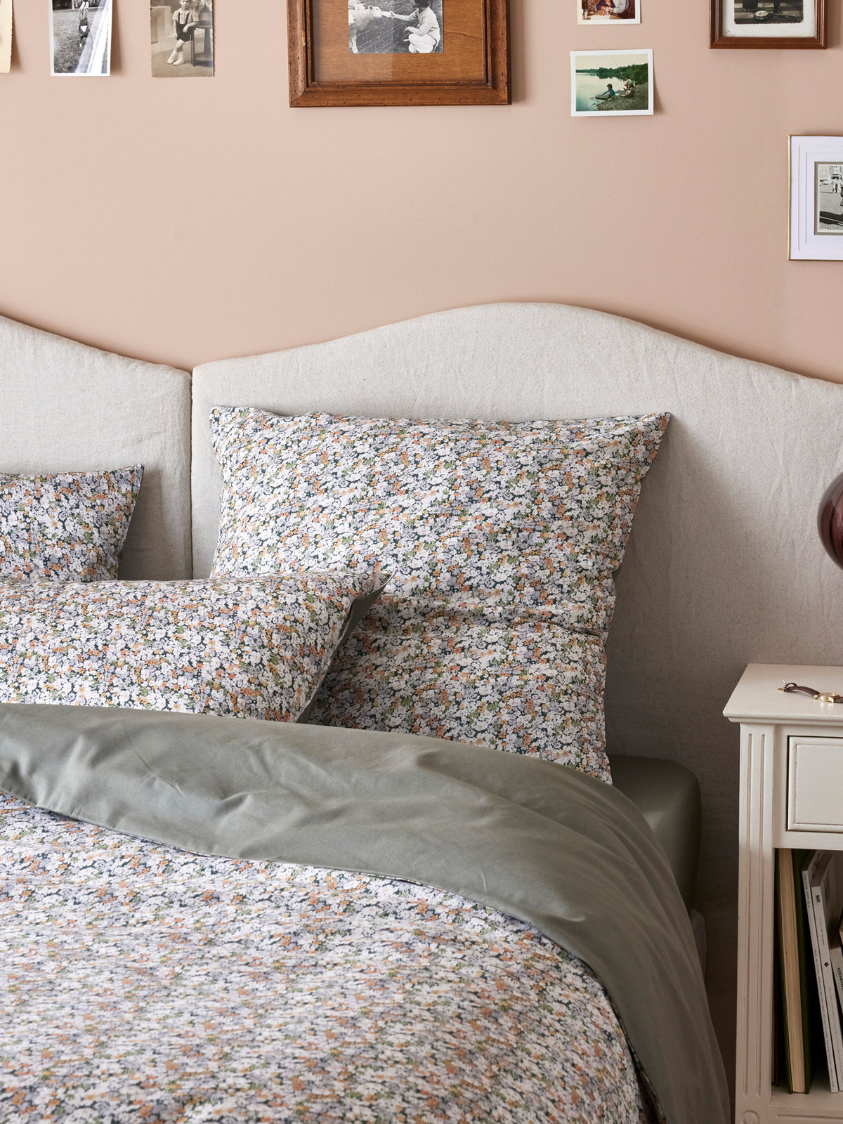 Shasta print cotton percale pillowcase made with Liberty fabric
