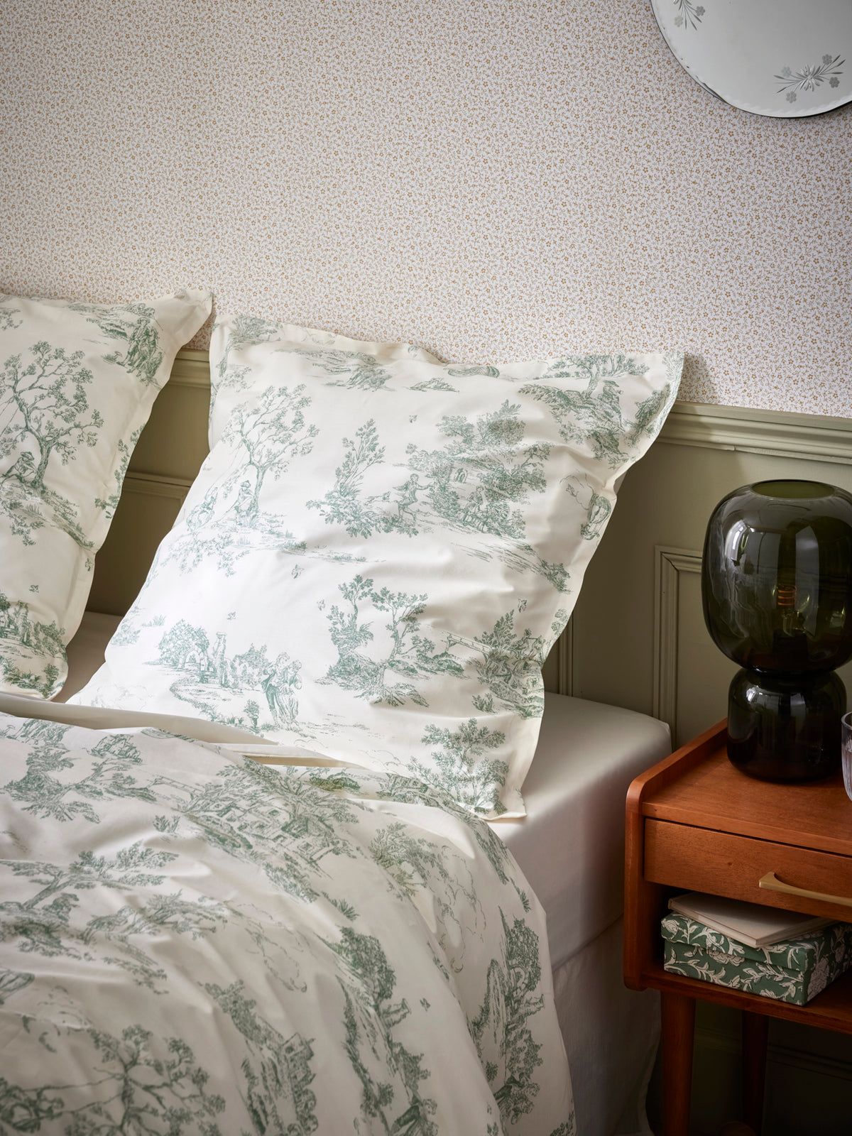Toile de Jouy Spirit cotton percale pillowcase