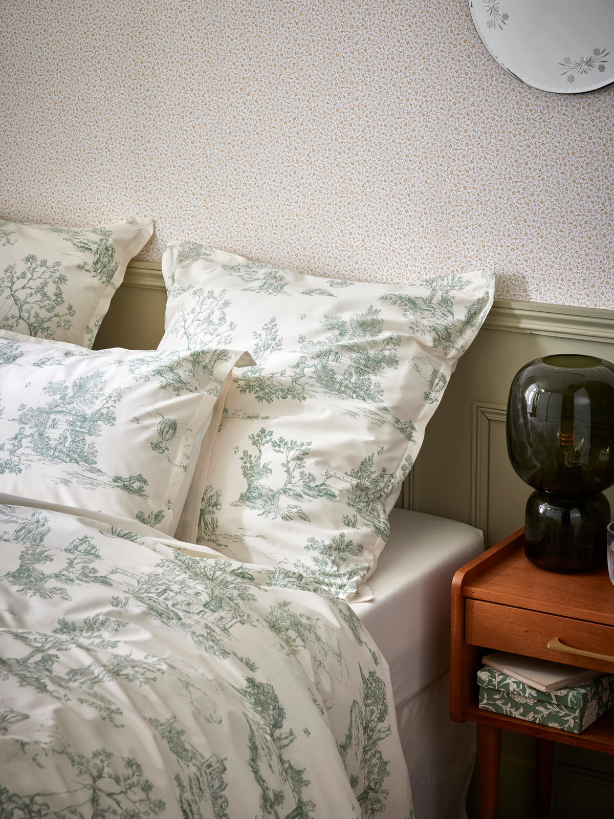 Toile de Jouy Spirit cotton percale pillowcase