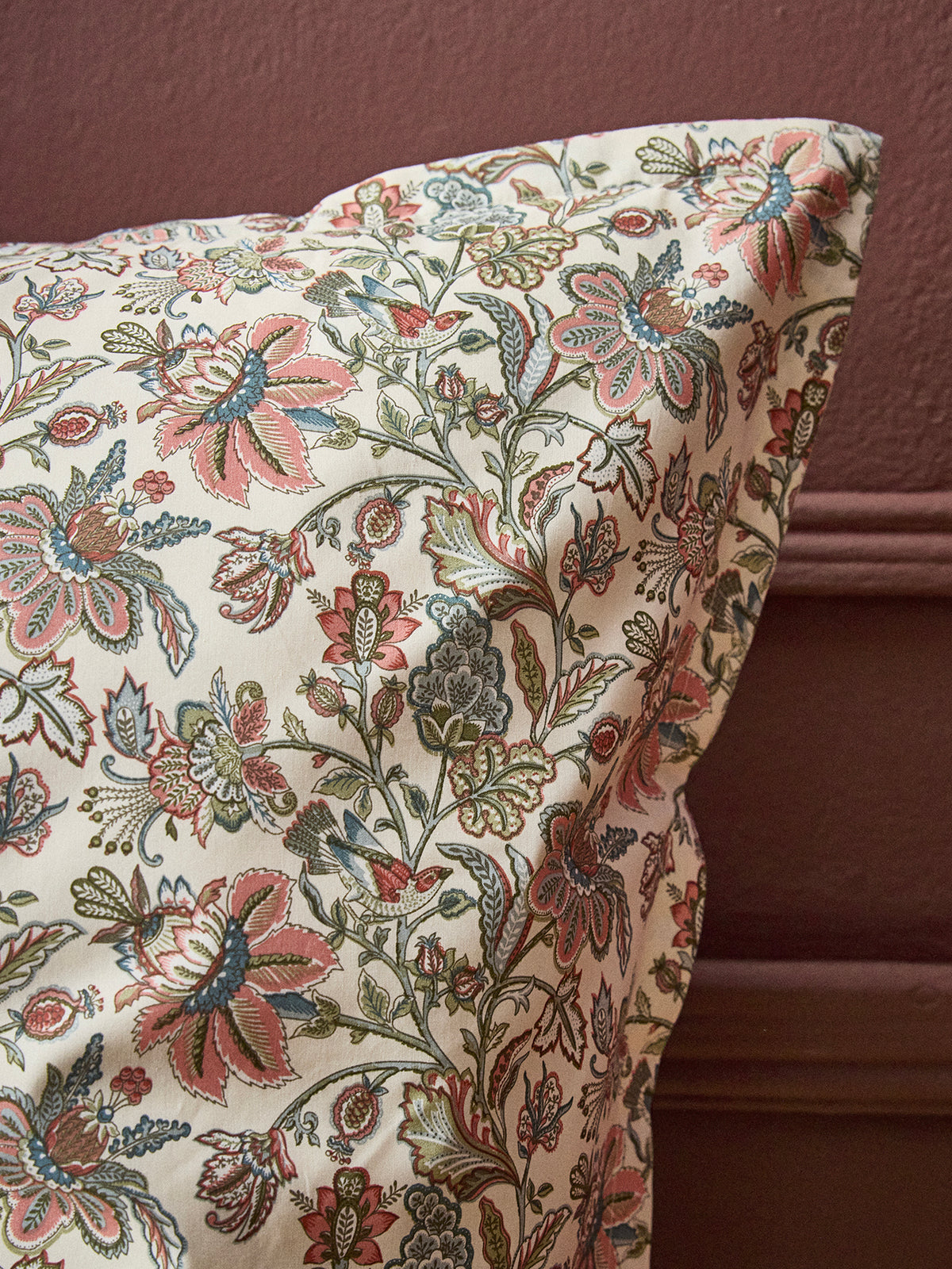 Taie d'oreiller percale de coton "Augustine"