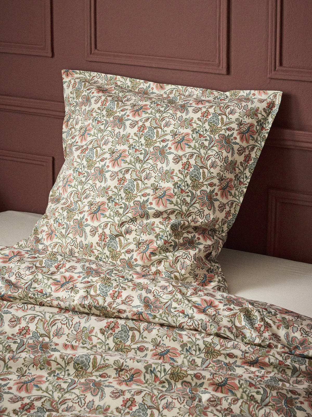 Taie d'oreiller percale de coton "Augustine"