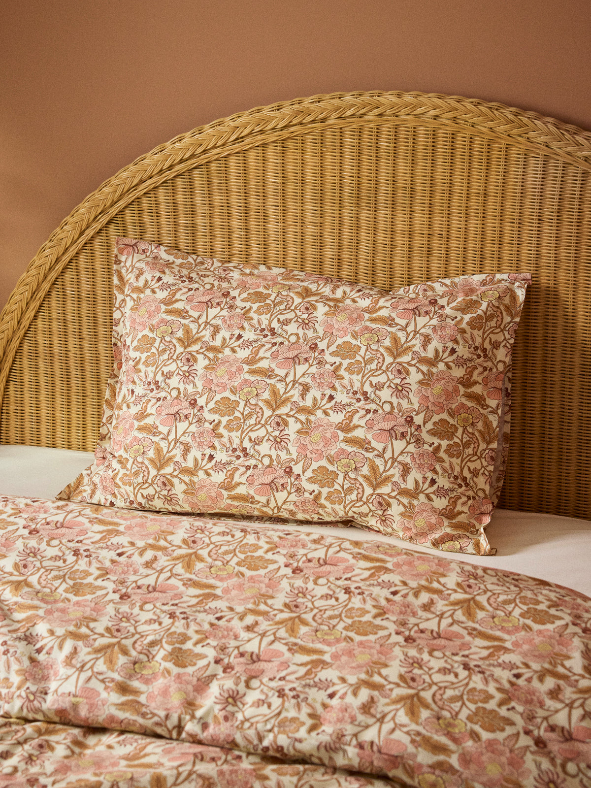 Taie d'oreiller percale de coton "Amélia"