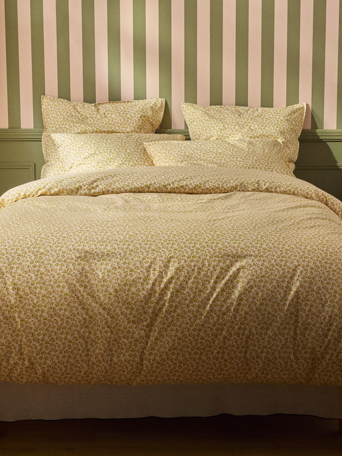 Taie d'oreiller percale de coton "Albertine"