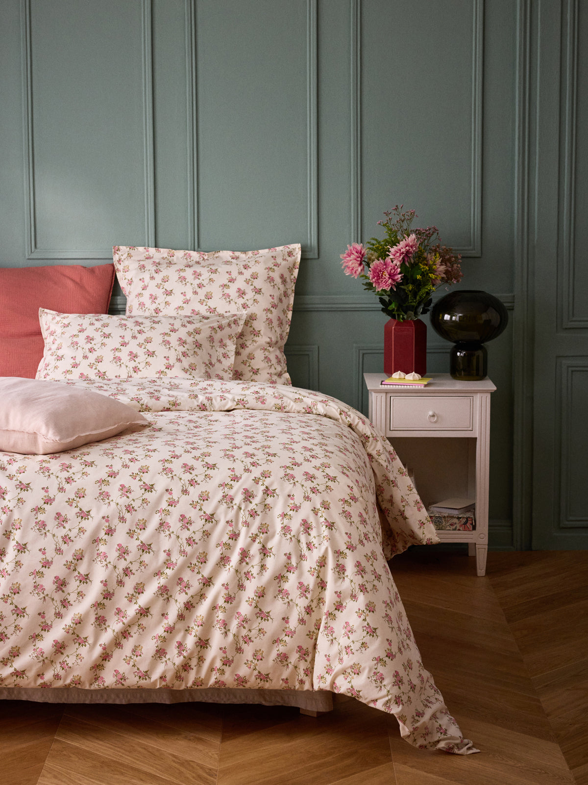 Taie d'oreiller percale de coton "Margot"