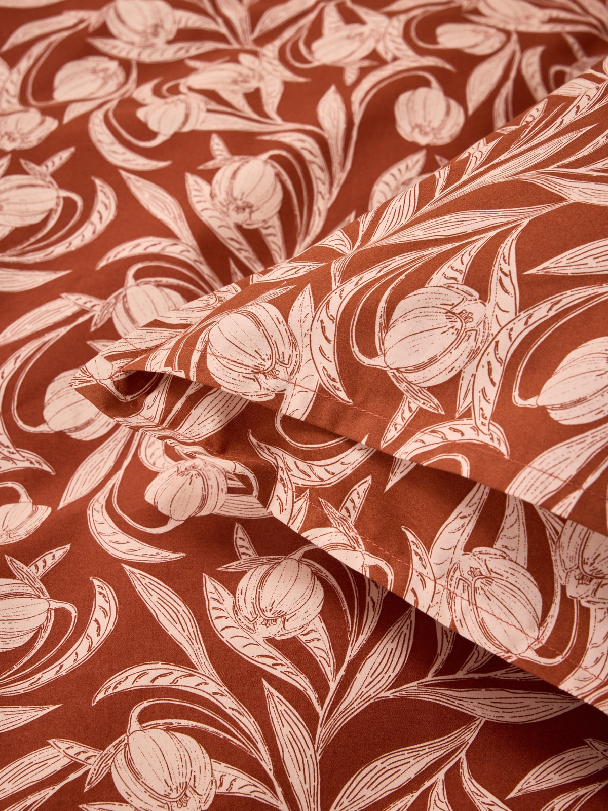 Taie d'oreiller percale de coton "Lucie"