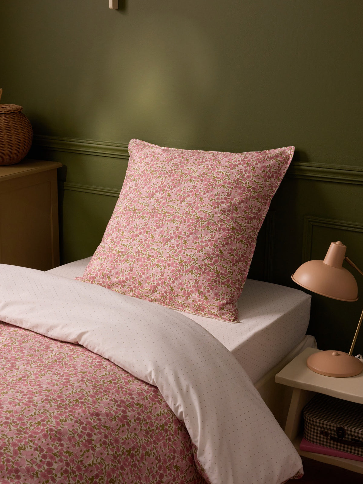 Taie d'oreiller tissu Liberty "Poppy and Daisy"