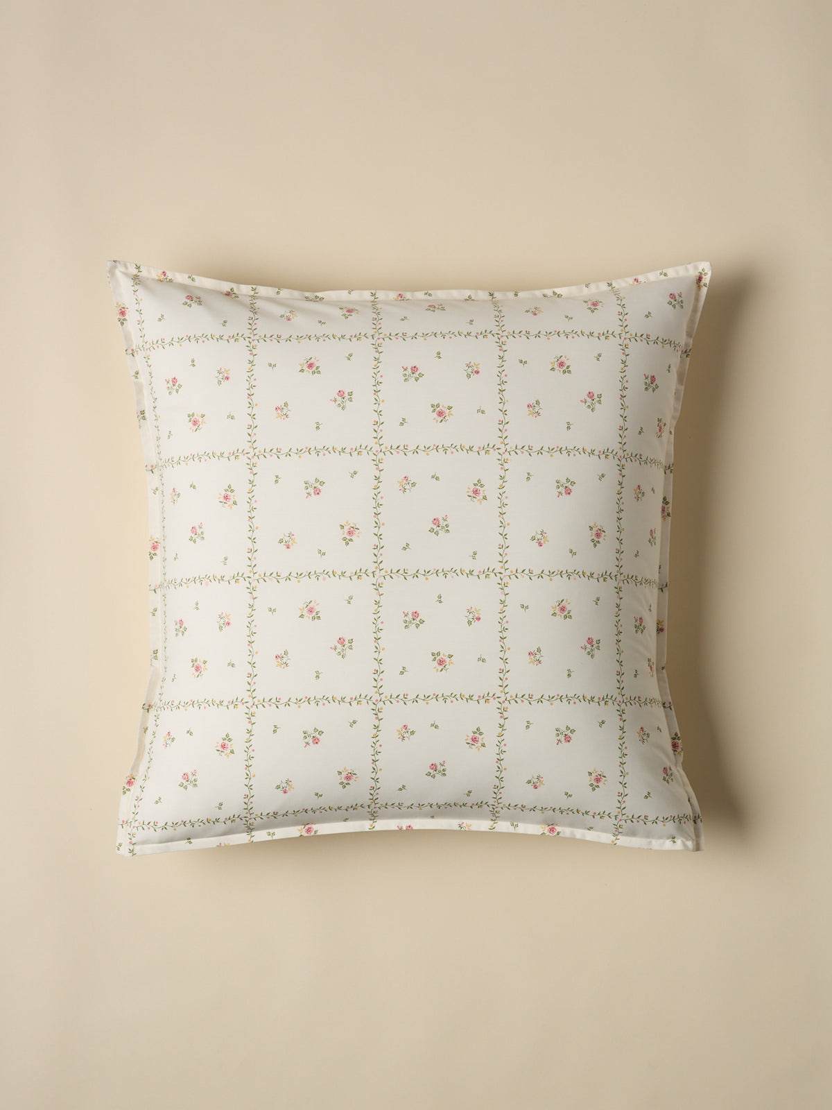 Taie d'oreiller percale de coton "Léopoldine"