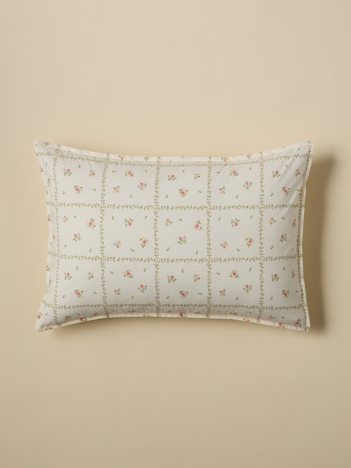 Taie d'oreiller percale de coton "Léopoldine"