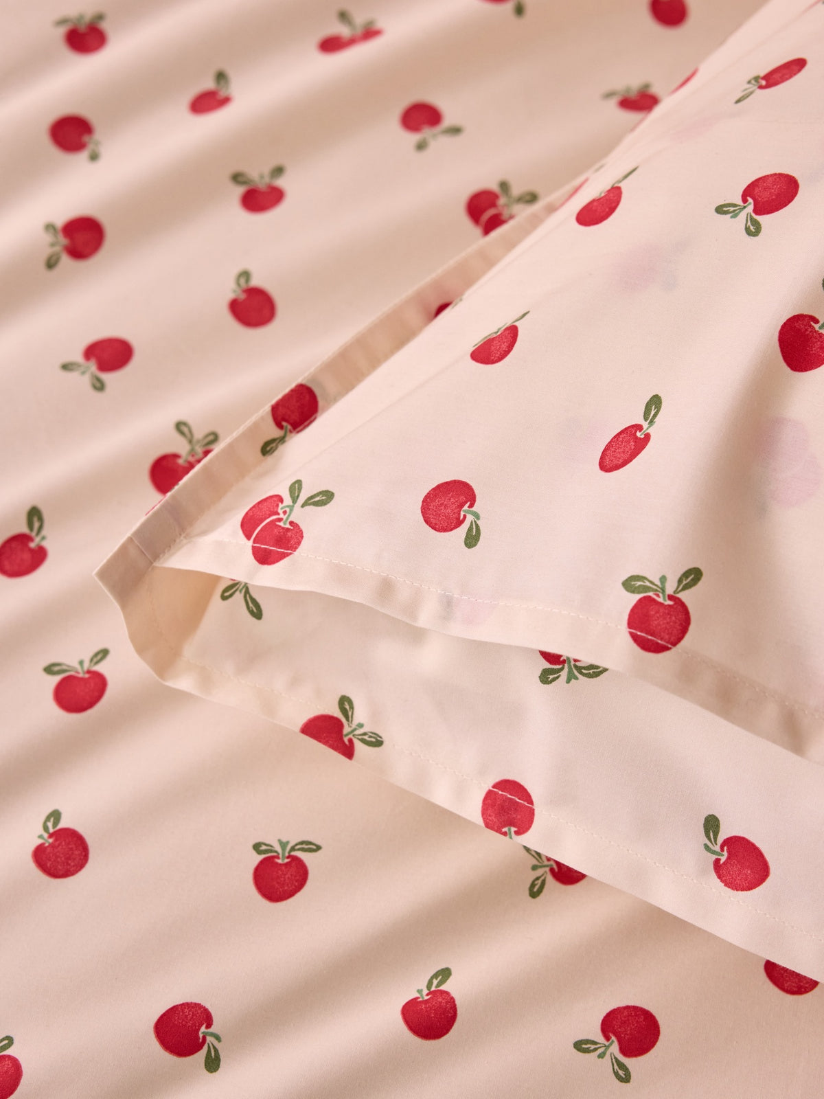 Taie d'oreiller percale de coton "Lady Apple"