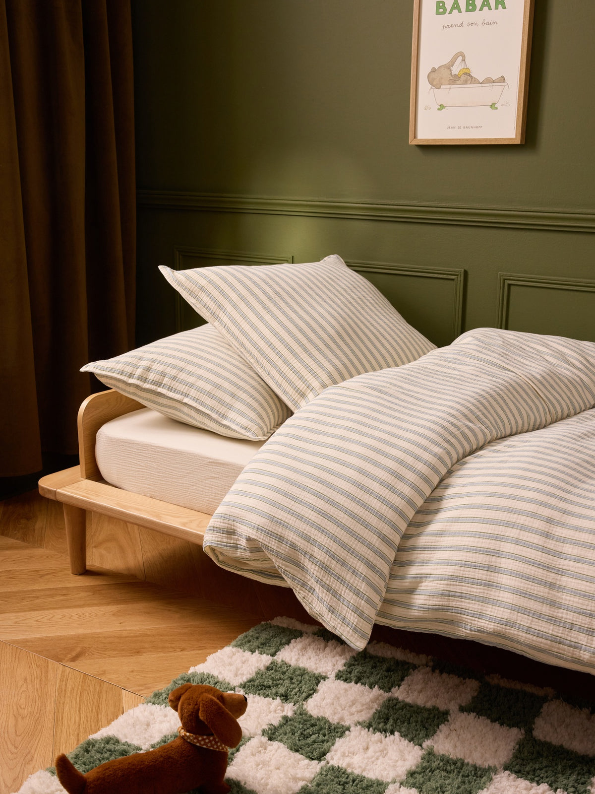 Lou cotton cheesecloth pillowcase