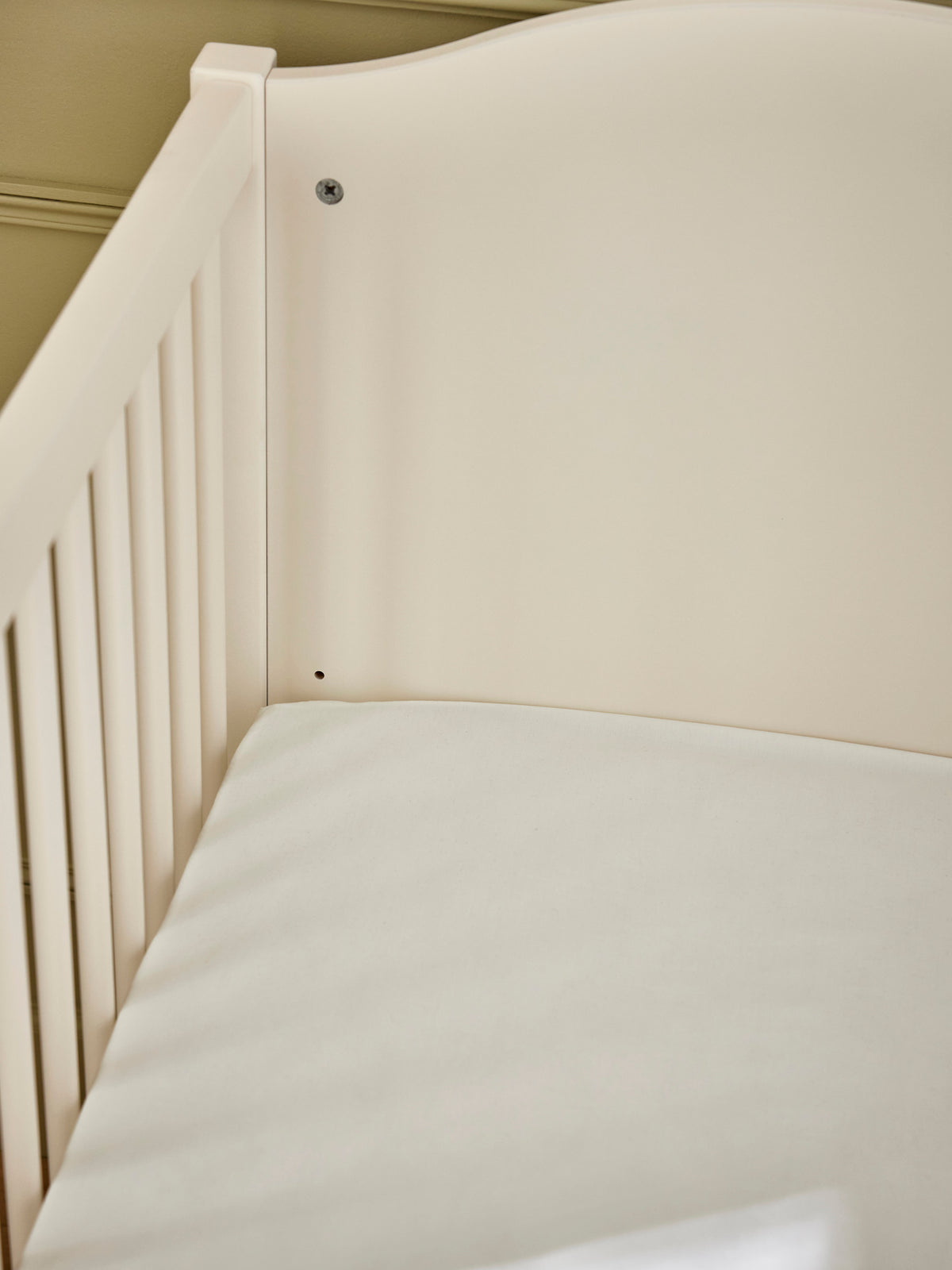 Baby cotton percale fitted sheet