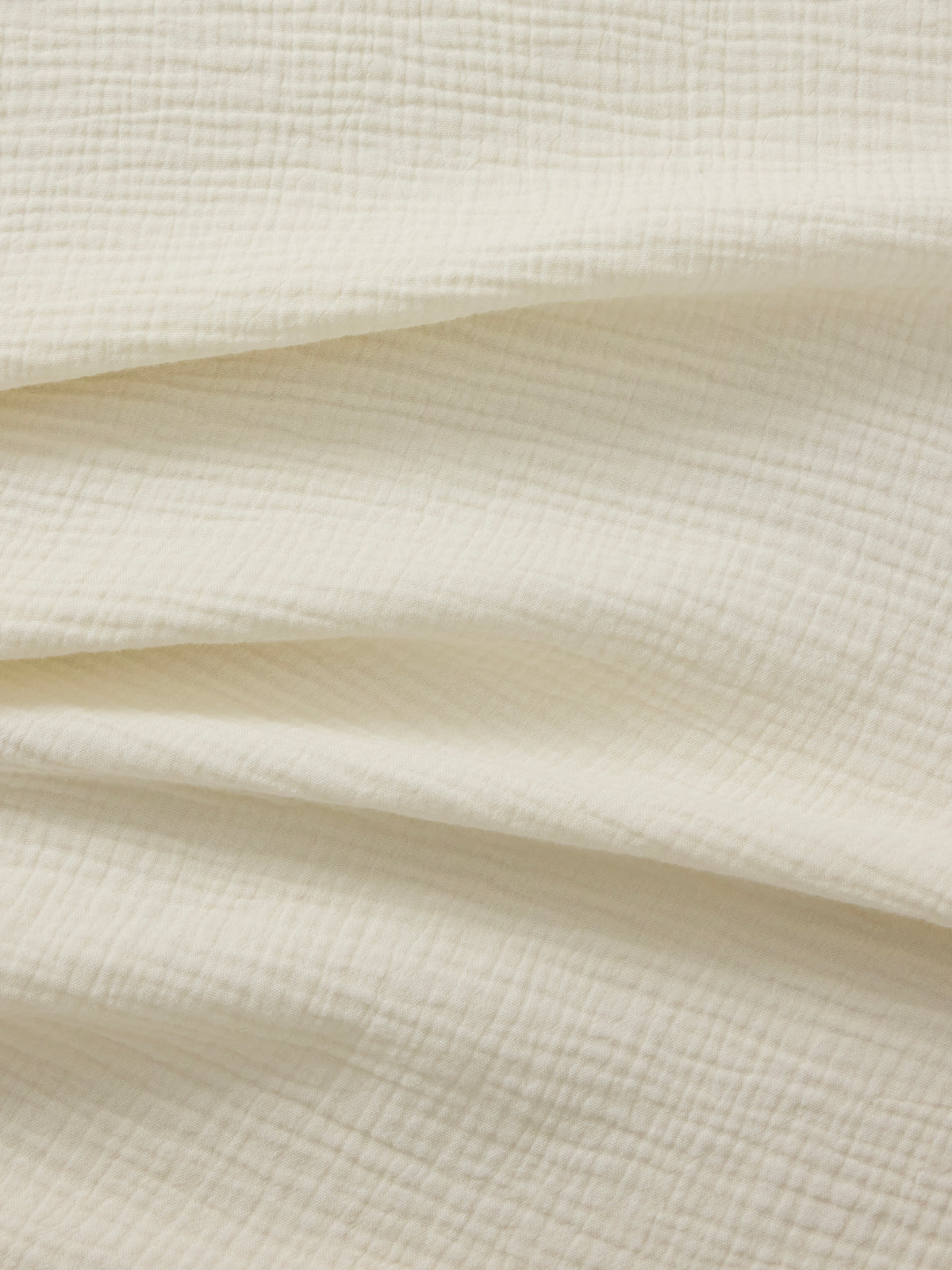 Cotton gauze fitted sheet