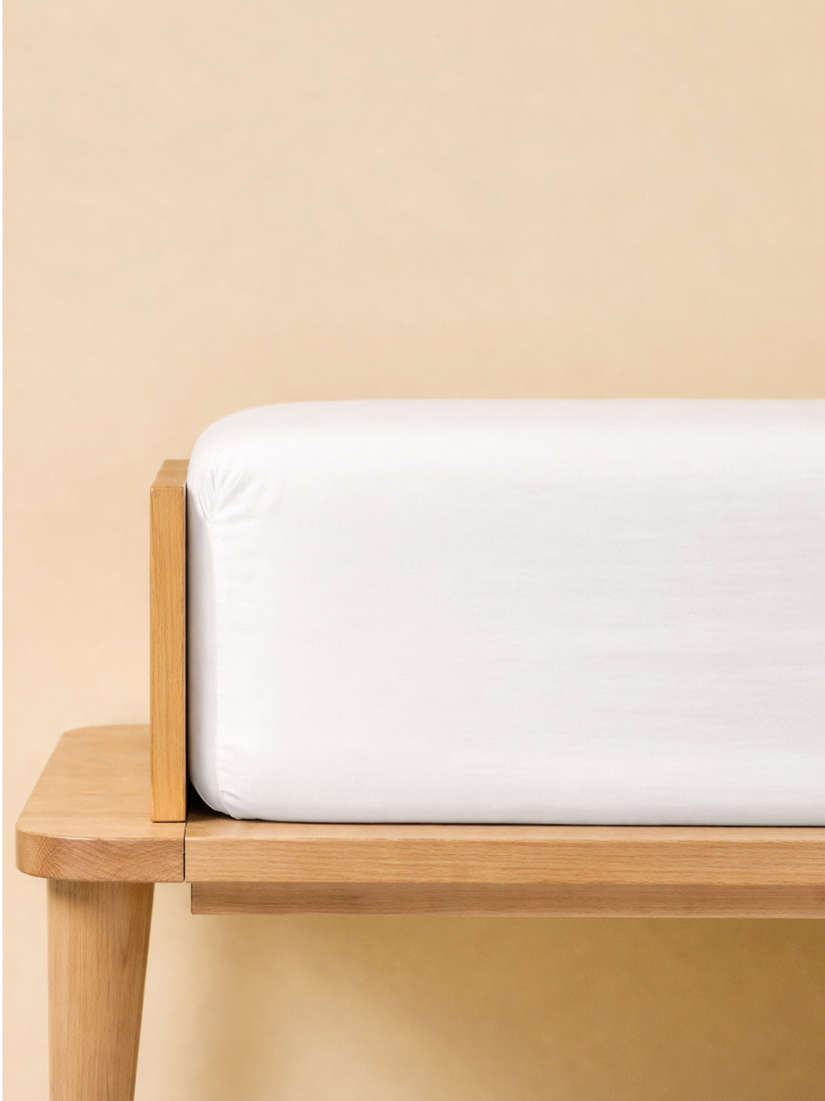 Aglae cotton percale fitted sheet