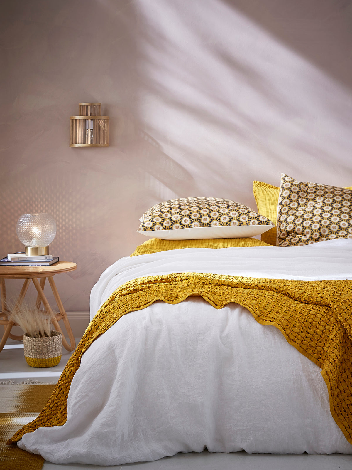 Cocooning pre-washed linen duvet cover