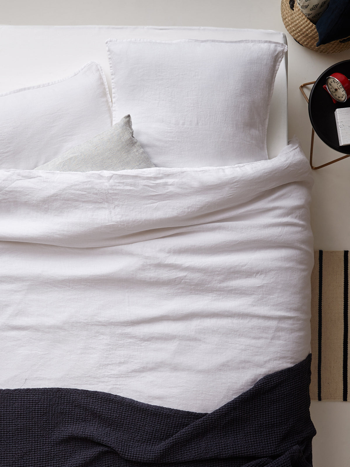 Cocooning pre-washed linen duvet cover