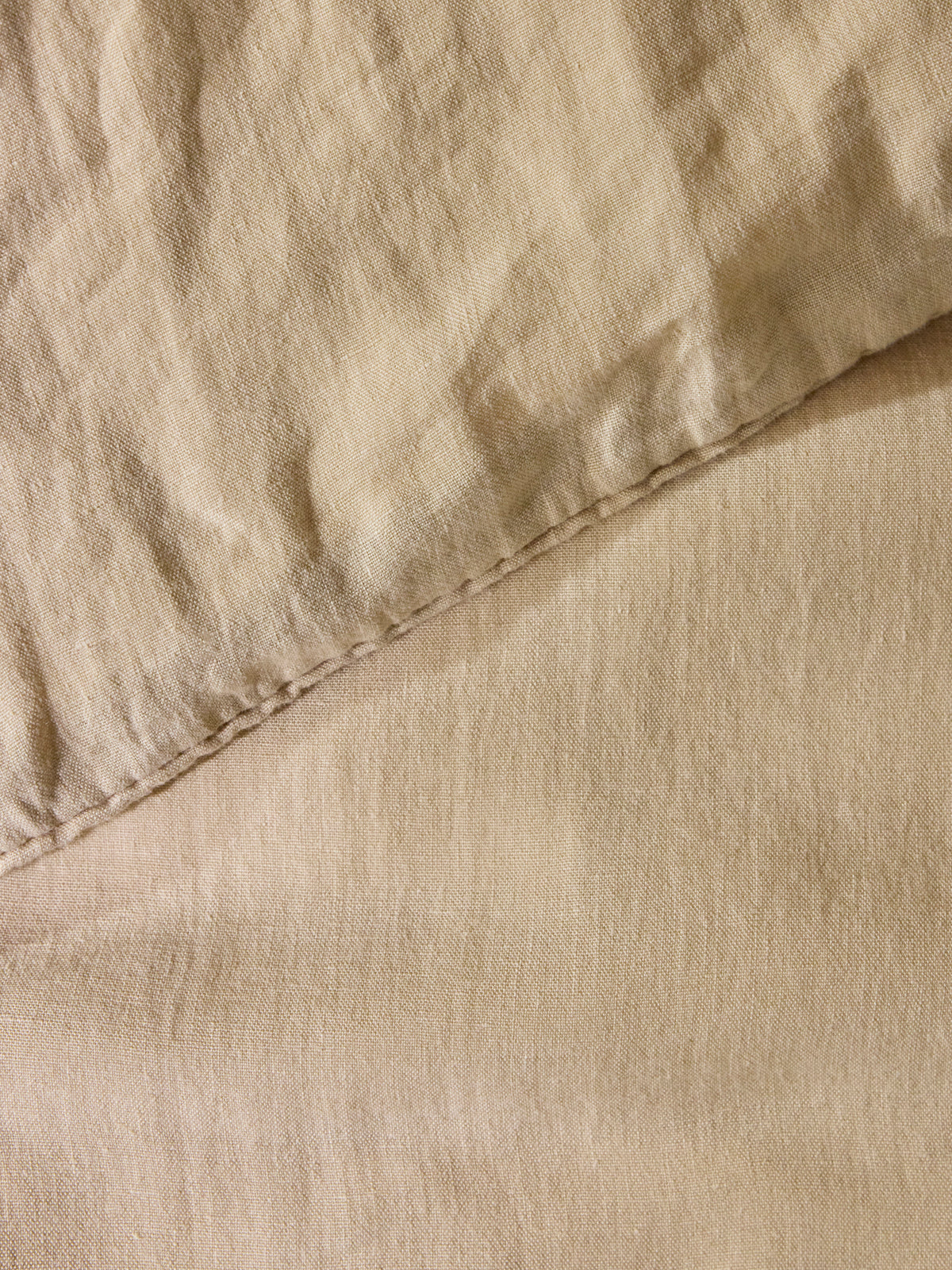Cocooning pre-washed linen duvet cover