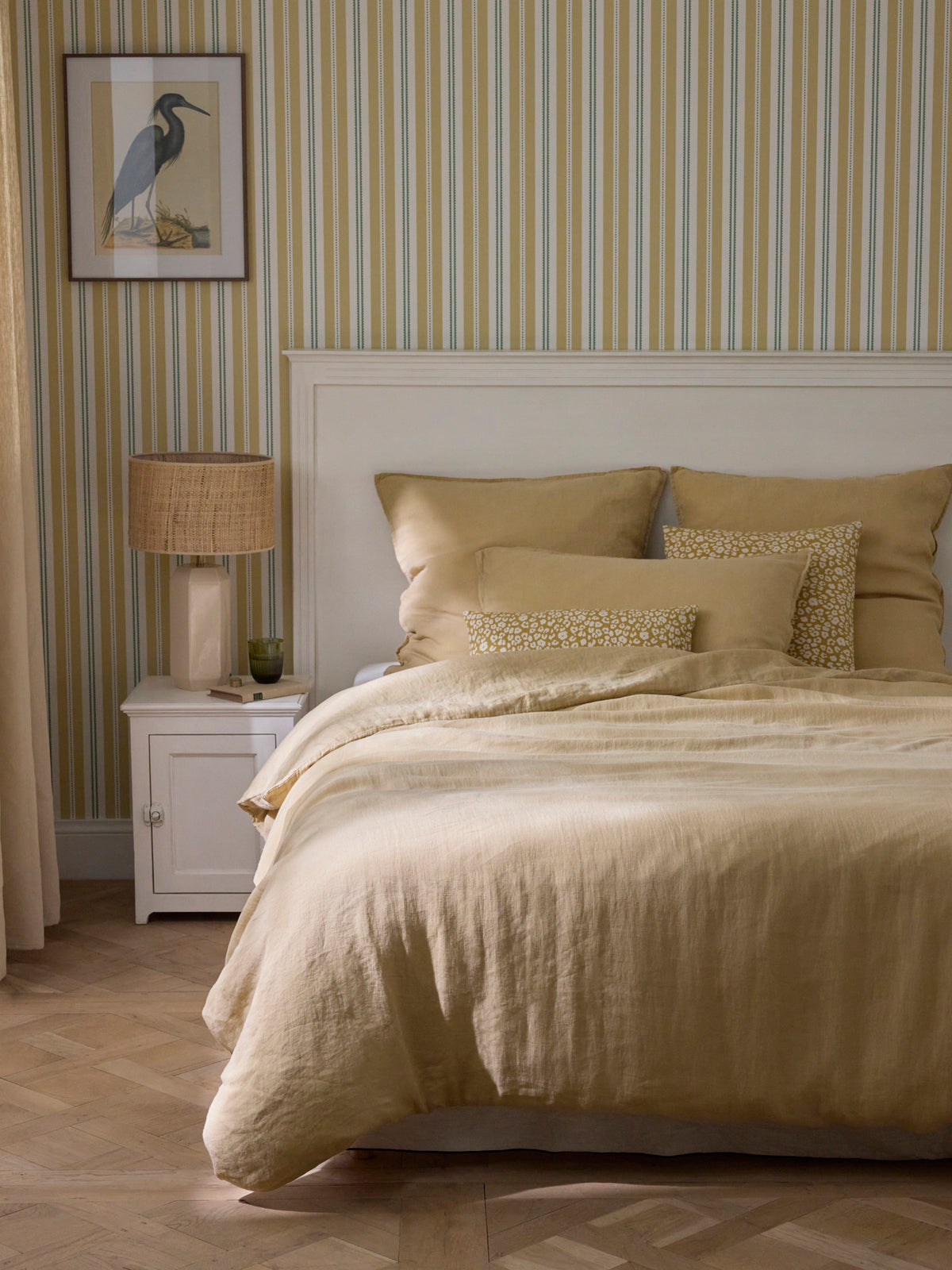 Cocooning pre-washed linen duvet cover