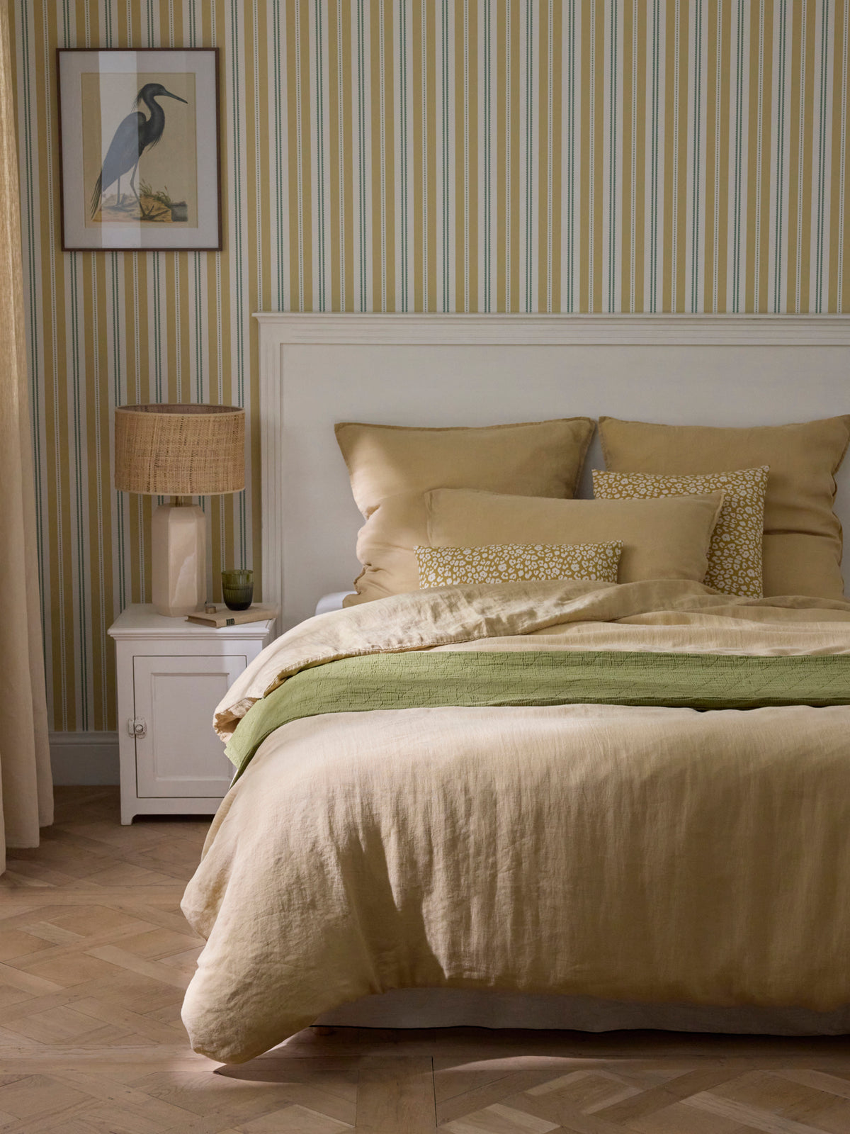 Cocooning pre-washed linen duvet cover